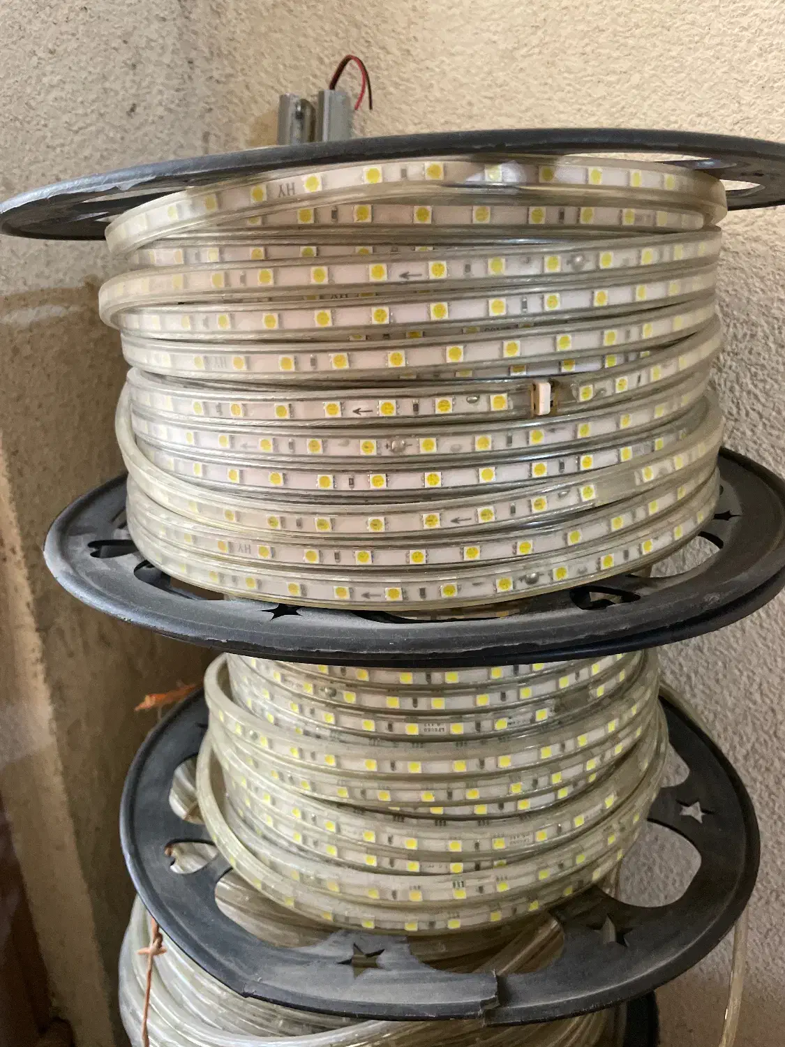 قرقره ۱۰۰ متری ریسه شیلنگی چینی درجه یک ته انباری|ریسه و چراغ تزئینی|تهران, جمهوری|دیوار