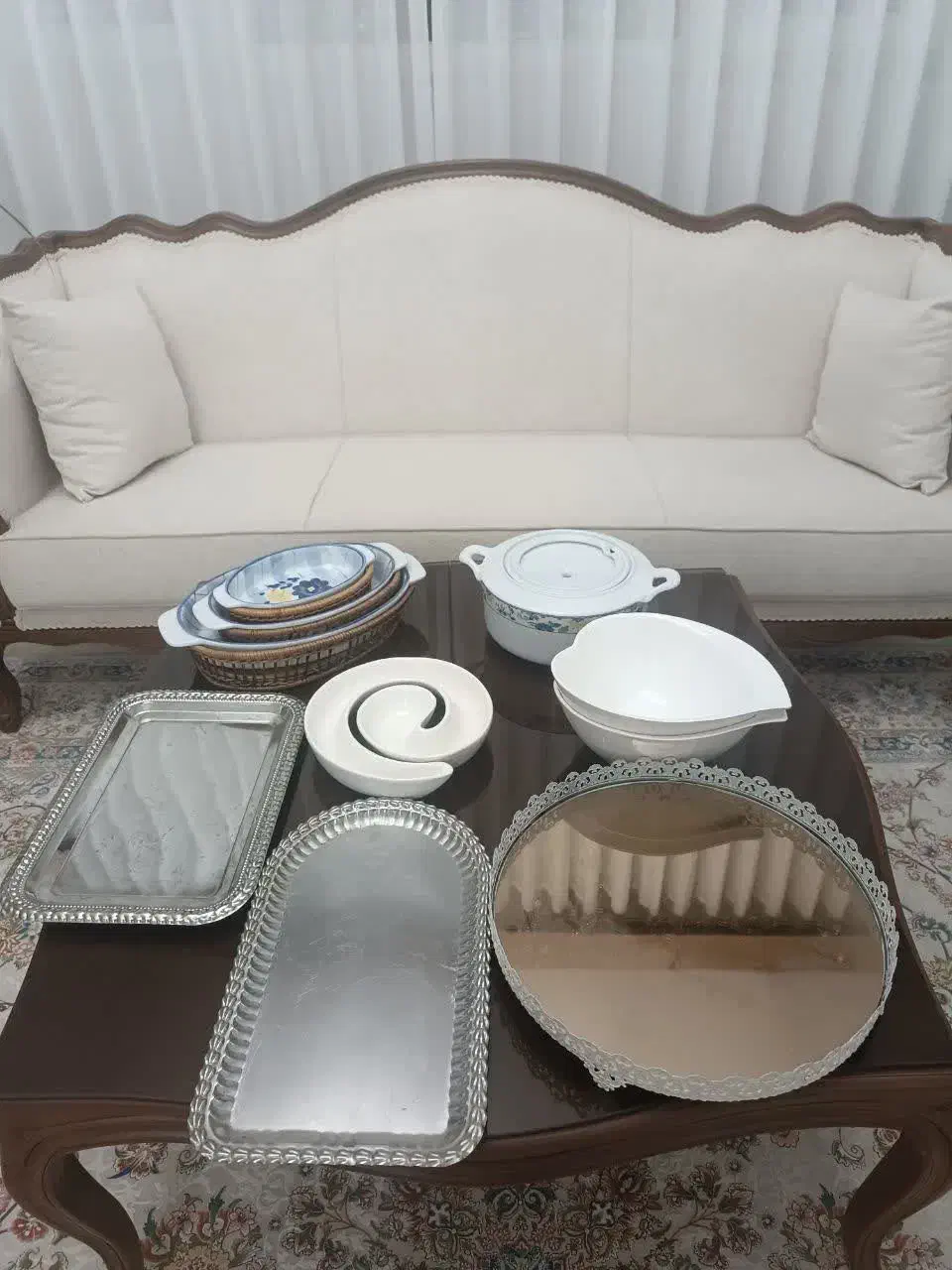 کاسه و سینی پذیرایی|ظروف سرو و پذیرایی|اراک, |دیوار