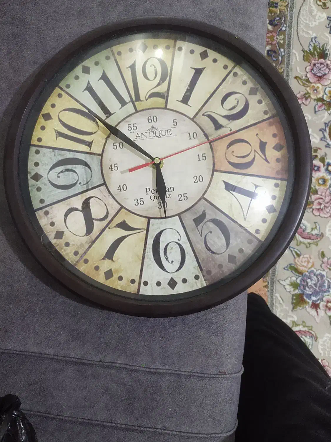 دست دو|ساعت دیواری و تزئینی|قروه, |دیوار