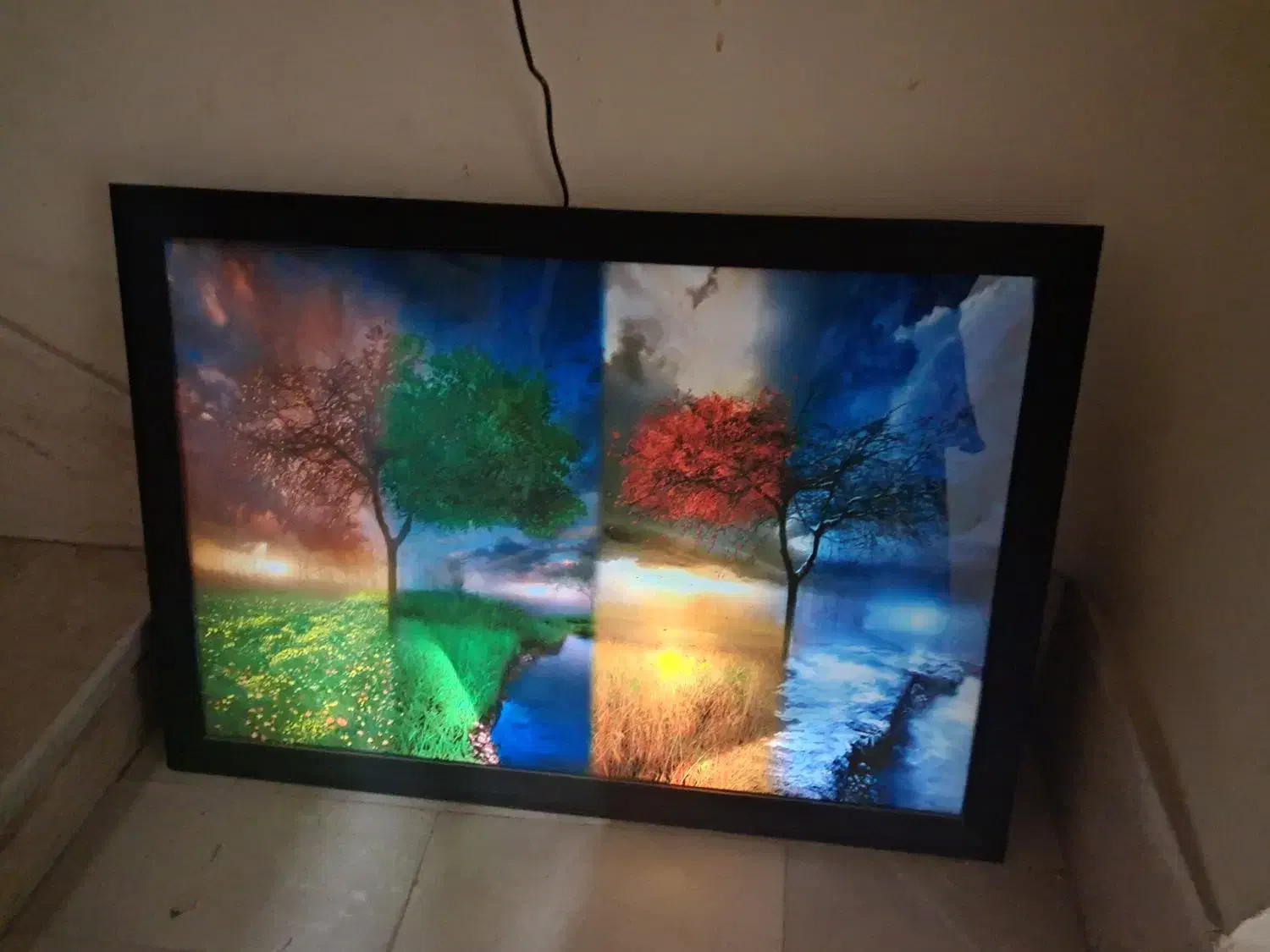 ساعت دیواری گل مصنوعی کیف مجلسی|گل مصنوعی|قوچان, |دیوار