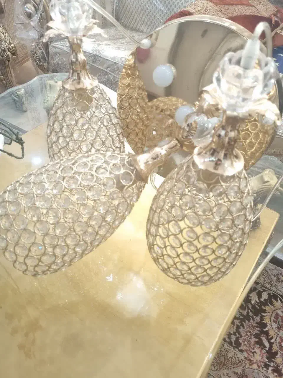 لوستر|لوستر و چراغ آویز|اردبیل, |دیوار