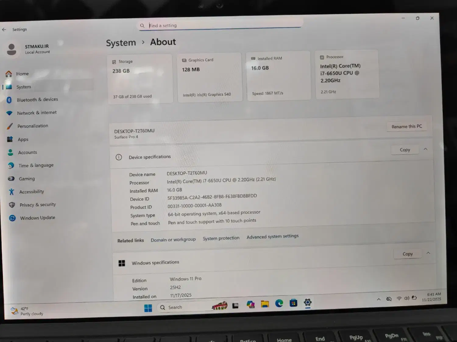 surface pro4 core i7 ram16|رایانه همراه|ماکو, |دیوار