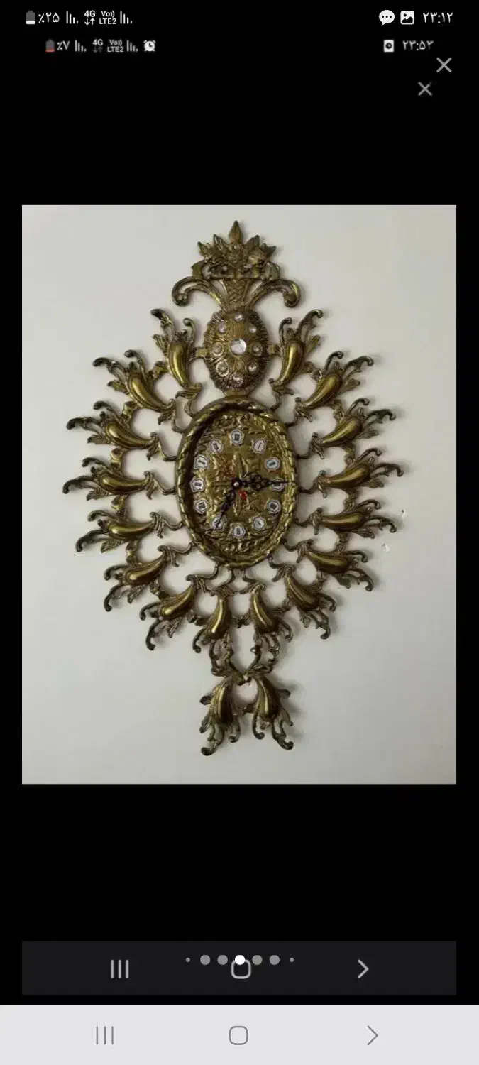 فروش و خرید ویاسل دکوری برنج اینه کنسول لوستر|بوفه، ویترین، کنسول|تبریز, |دیوار