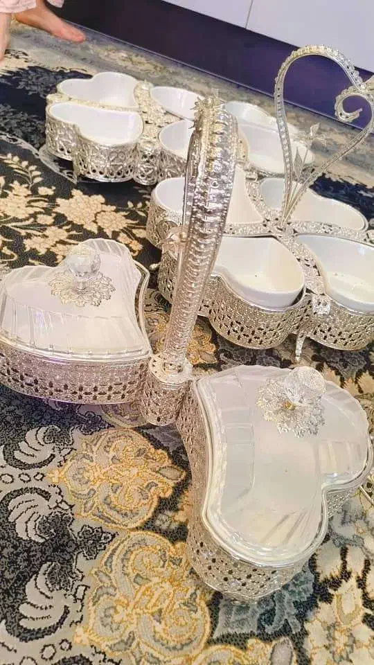 ظروف پذیرایی برنز شیک و زیبا|ظروف سرو و پذیرایی|وحیدیه, |دیوار