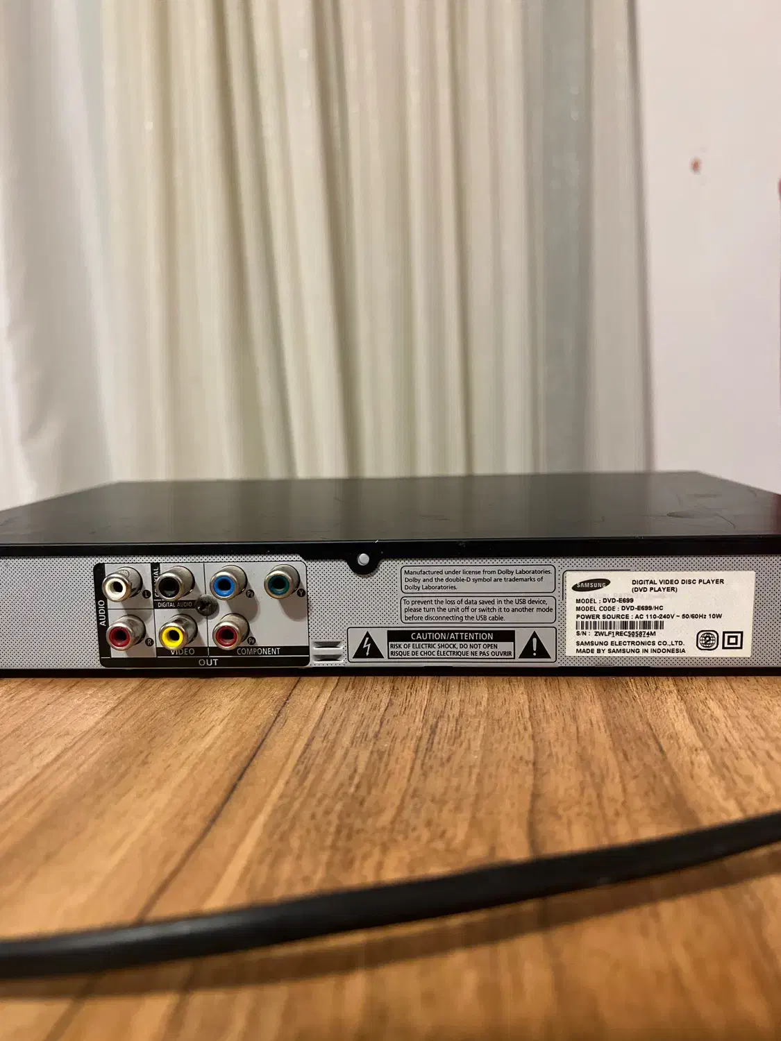 پخش کننده Dvd مدل E699 سامسونگ|پخشکننده DVD و ویدیو|ساری, |دیوار