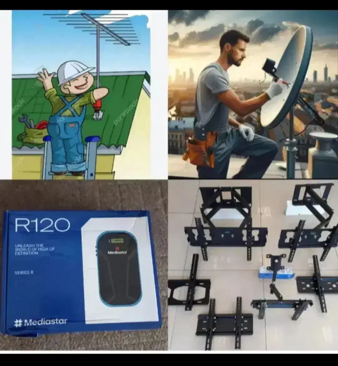 نصب و نصاب انواع آنتن و دیجیتال وتلوزیون|خدمات پیشه و مهارت|قم, هنرستان|دیوار