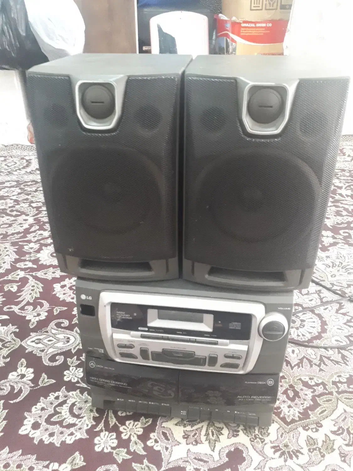 ضبط صوت cd خور دوبانده  باقابلیت کاست ورادیو|سیستم صوتی خانگی|قزوین, |دیوار