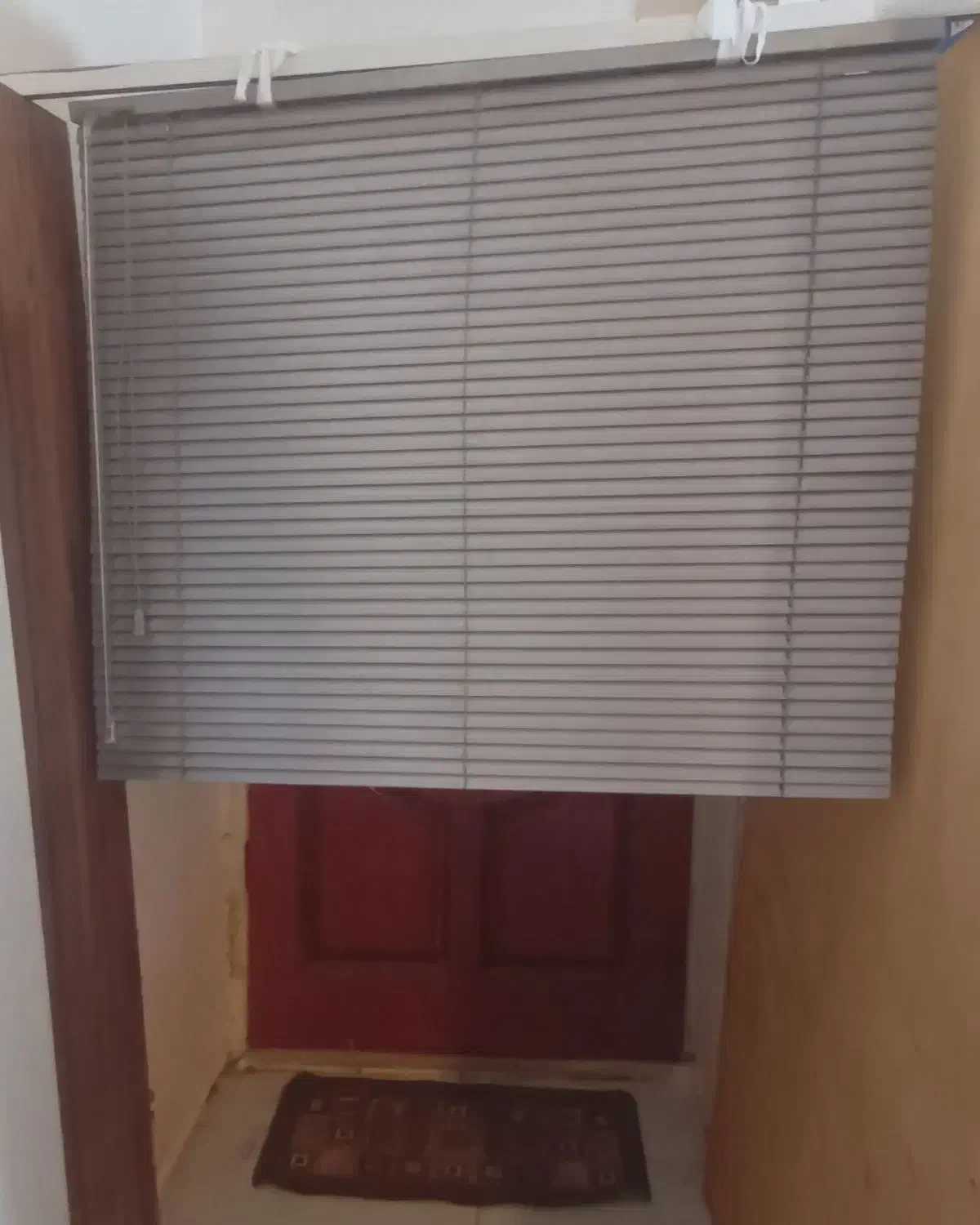 پرده کرکره فلزی نقره ای سالم مناسب خانه و اداره|پرده، رانر، رومیزی|آستارا, |دیوار