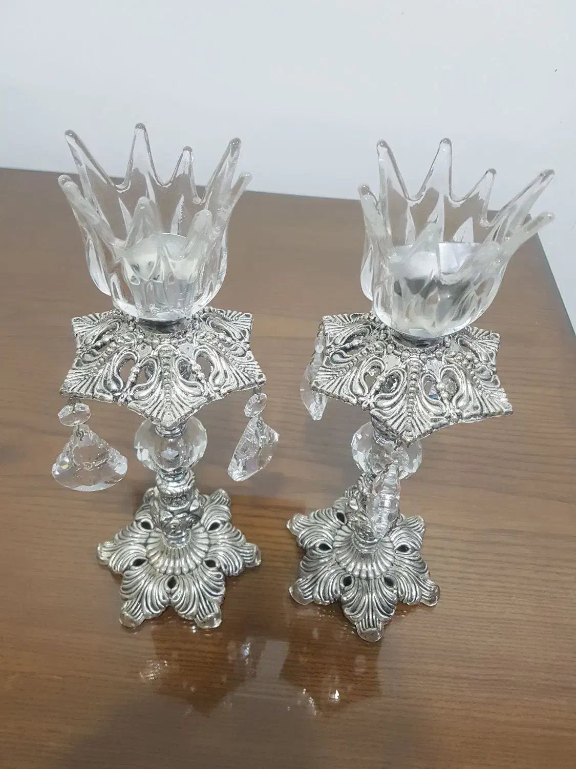 شمعدان تمام آلیاژ رنگ ثابت|صنایع دستی و سایر لوازم تزئینی|رشت, سعدی (تختی)|دیوار