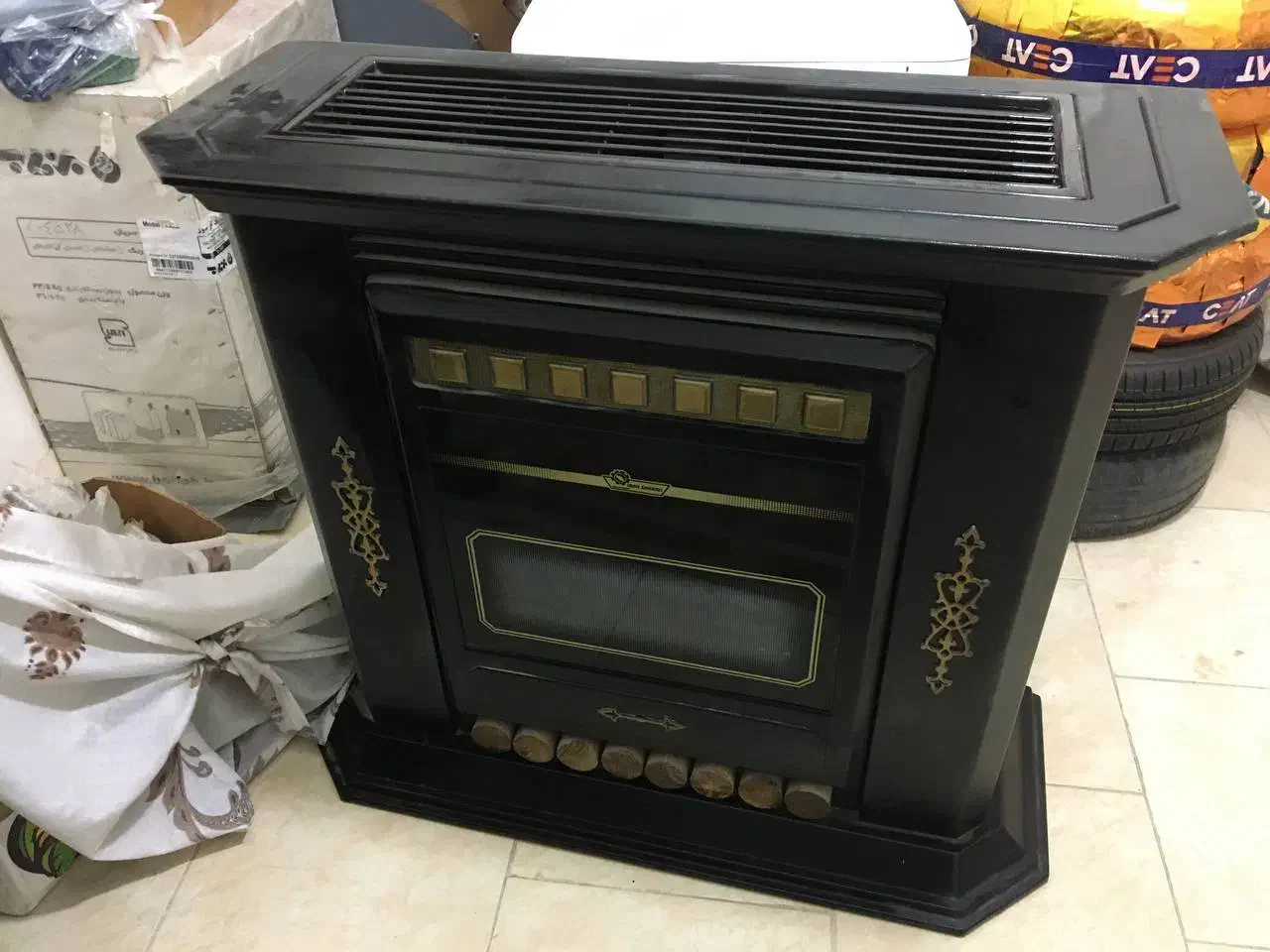 بخاری نو|بخاری، هیتر، شومینه|هشتگرد, شهرک گلها|دیوار