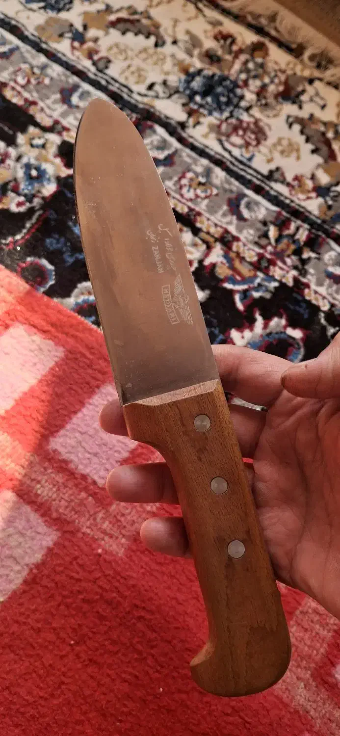 چاقو حیدری تیقه زخیم قدیمی|کلکسیون اشیاء عتیقه|شیراز, کوشک میدان|دیوار