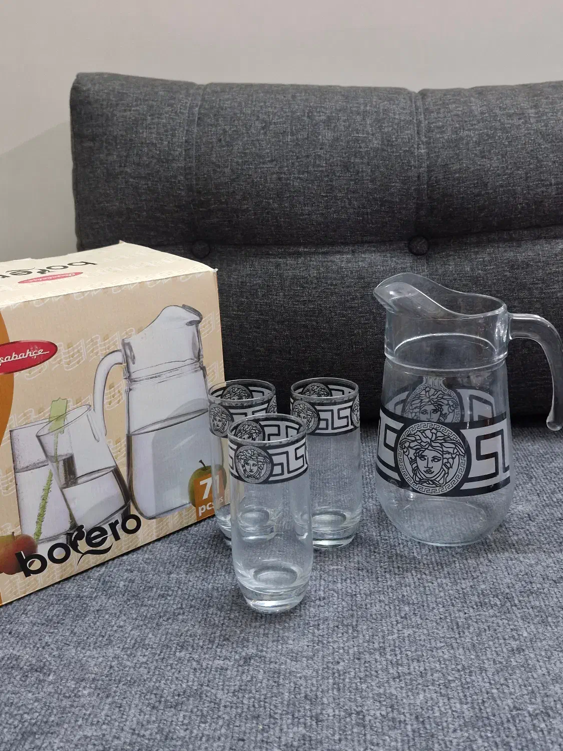 پارچ و لیوان مارک بولرو ترک|ظروف سرو و پذیرایی|شیراز, چنچنه|دیوار