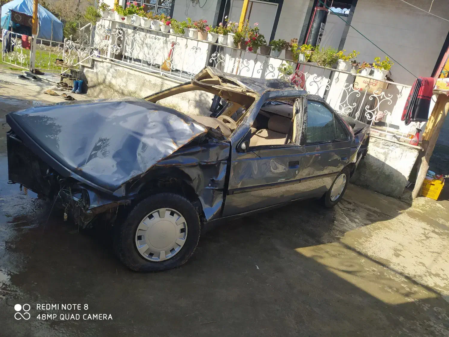 پژو ۴۰۵ مدل 93 تصادفی|خودرو سواری و وانت|اردبیل, |دیوار