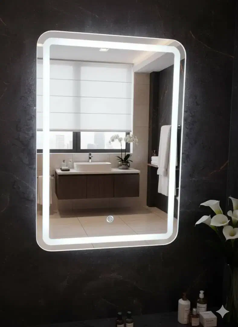 آینه بک لایت.( سنسور مجاورتی ولمسی)|آینه|لنگرود, |دیوار