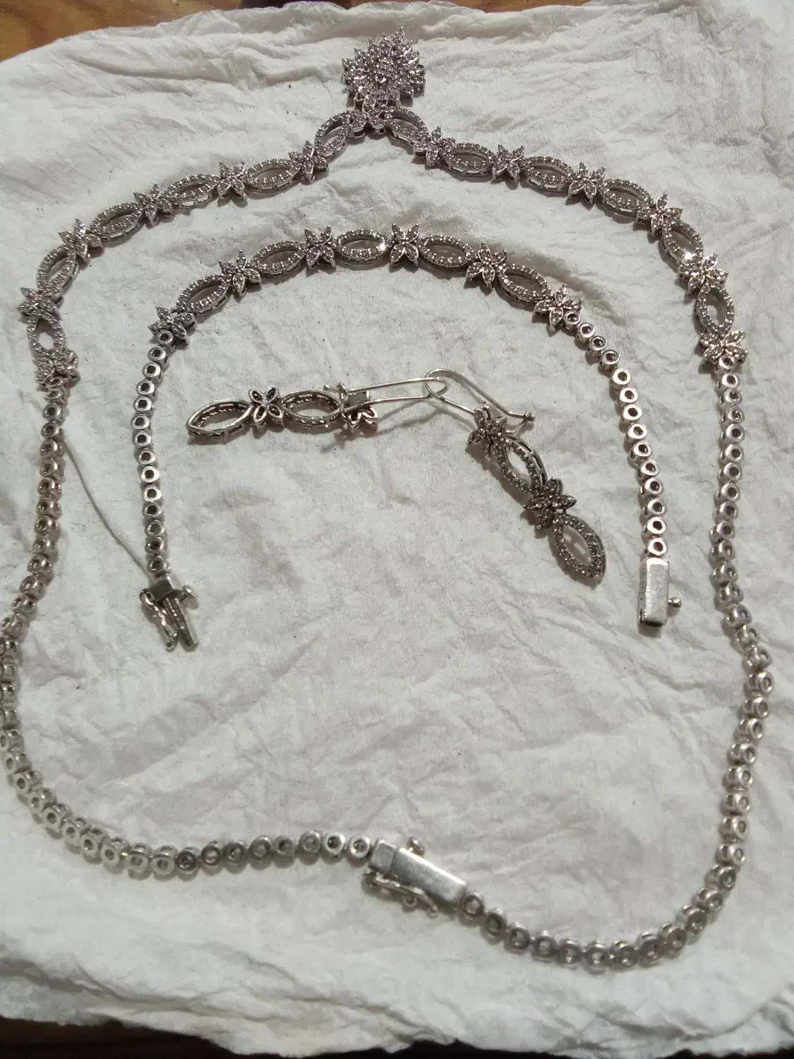 ست نقره زنانه نصف قیمت مغازه|جواهرات|زنجان, |دیوار