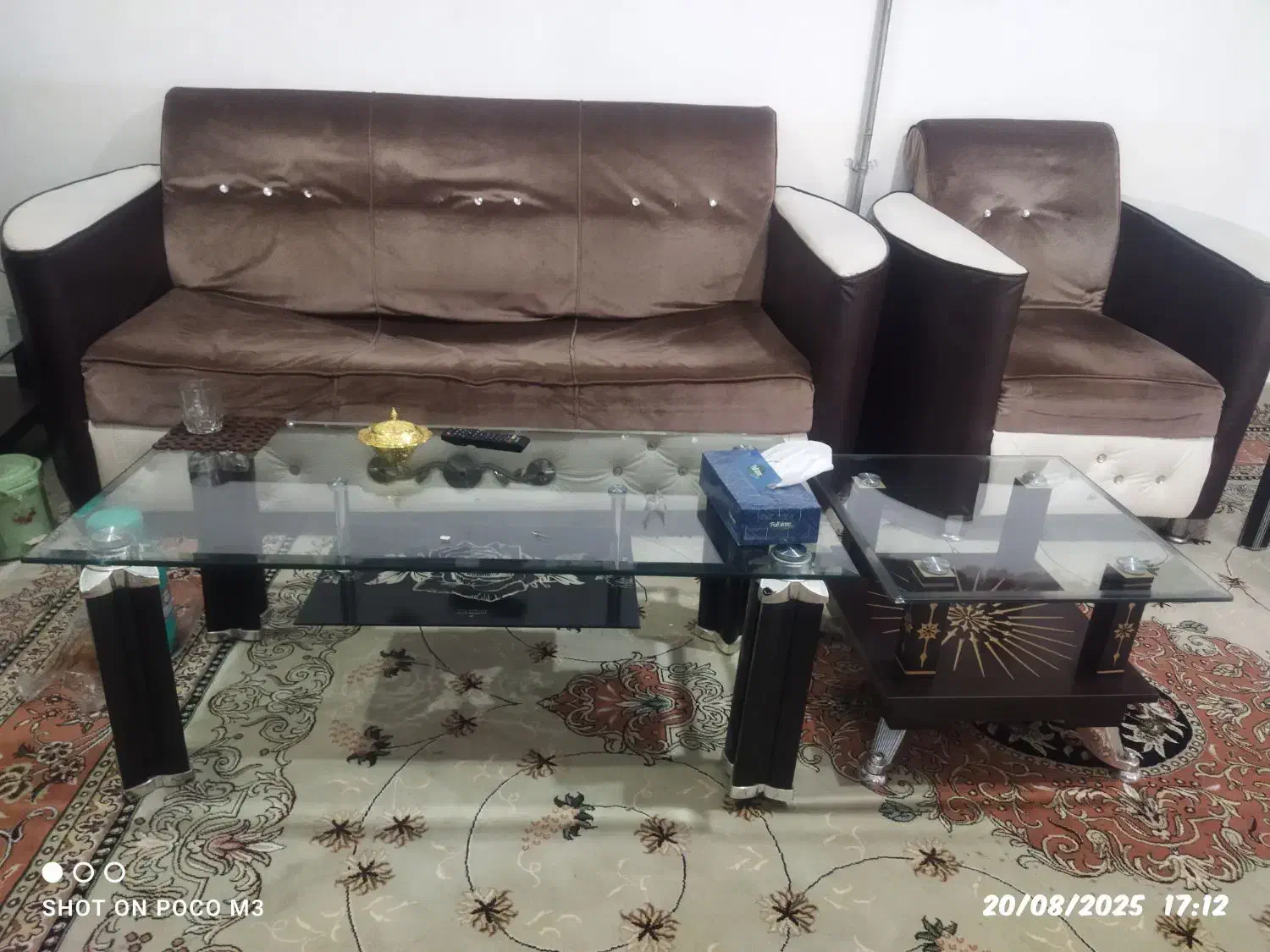 مبل راحتی 7نفره|مبلمان خانگی و میز عسلی|گرمی, |دیوار