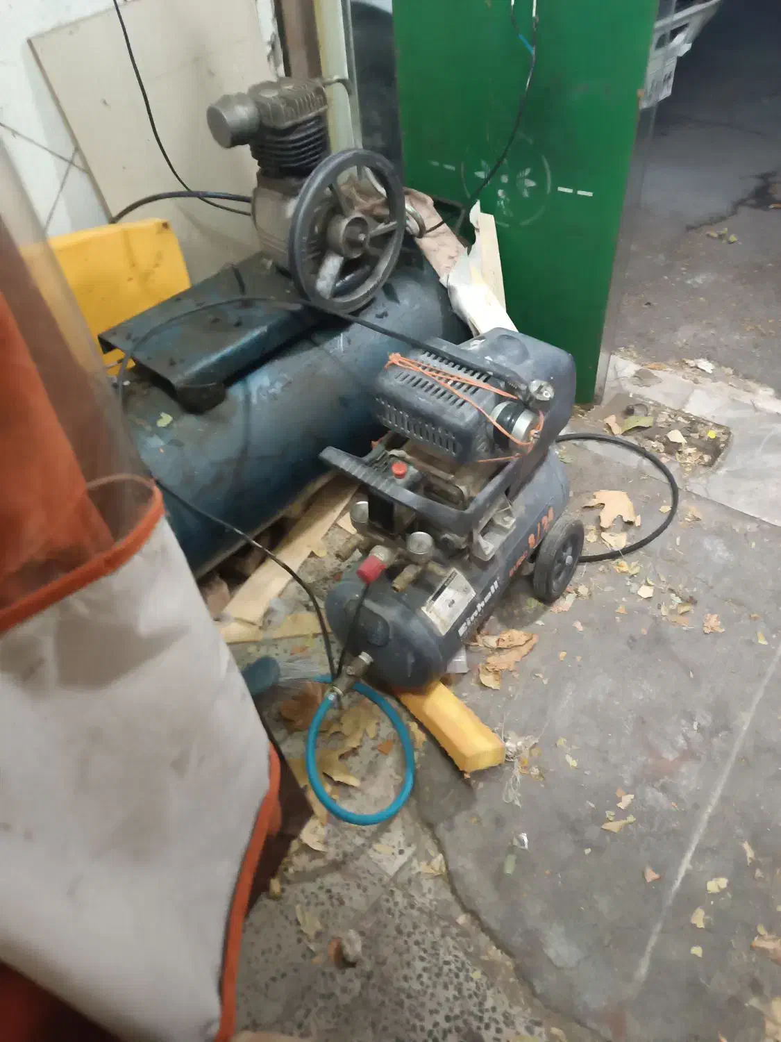 پمپ ۱۵۰ لیتری باد سالم بشرط|ابزارآلات|شازند, |دیوار