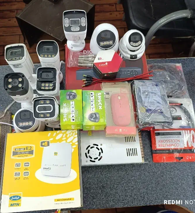 فروش پک دوربین مداربسته دیددرشب۲عددی۳و۴عددی|دوربین مداربسته|زابل, |دیوار