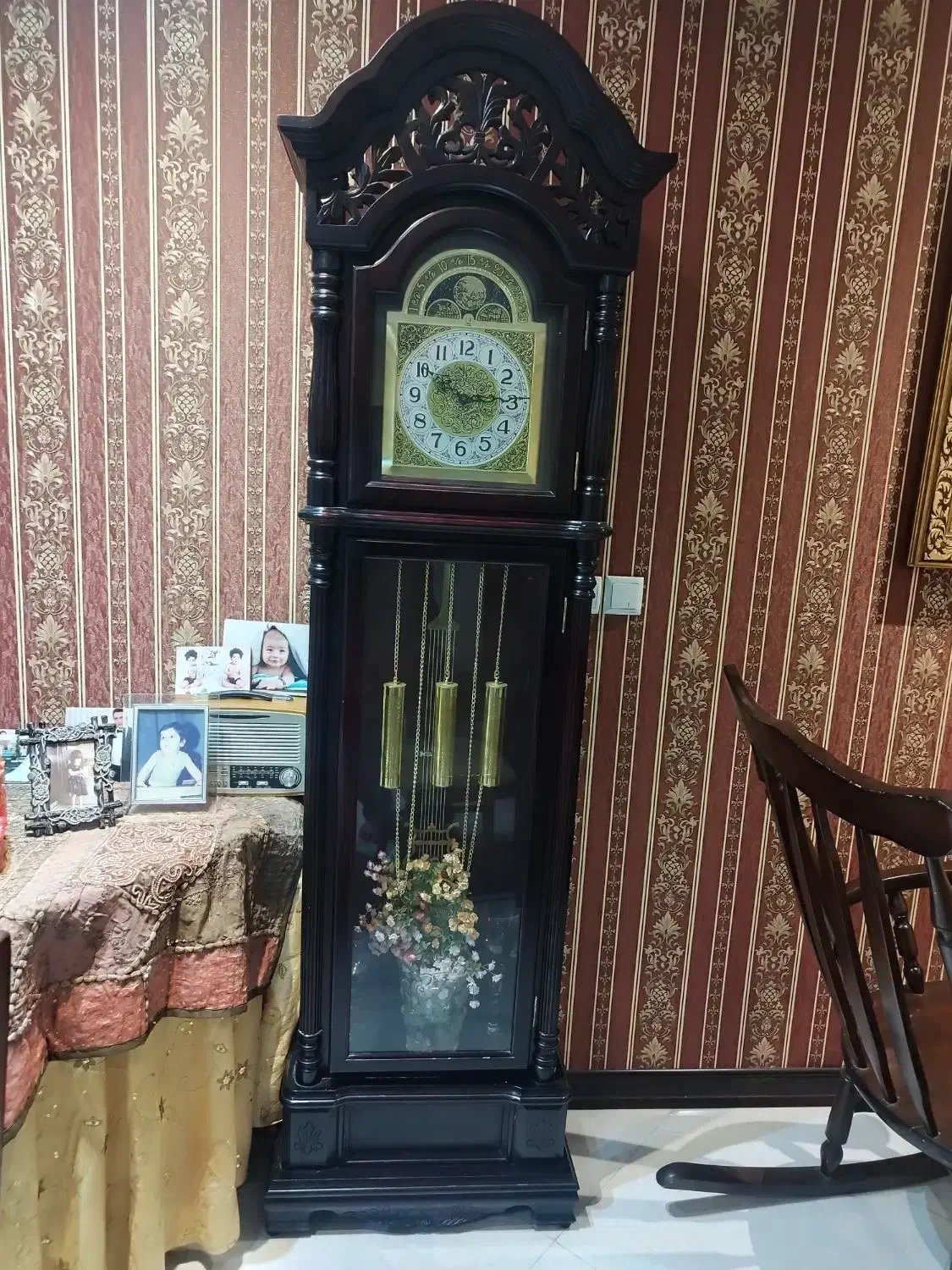 ساعت ایستاده چوب راش..|ساعت دیواری و تزئینی|اراک, |دیوار