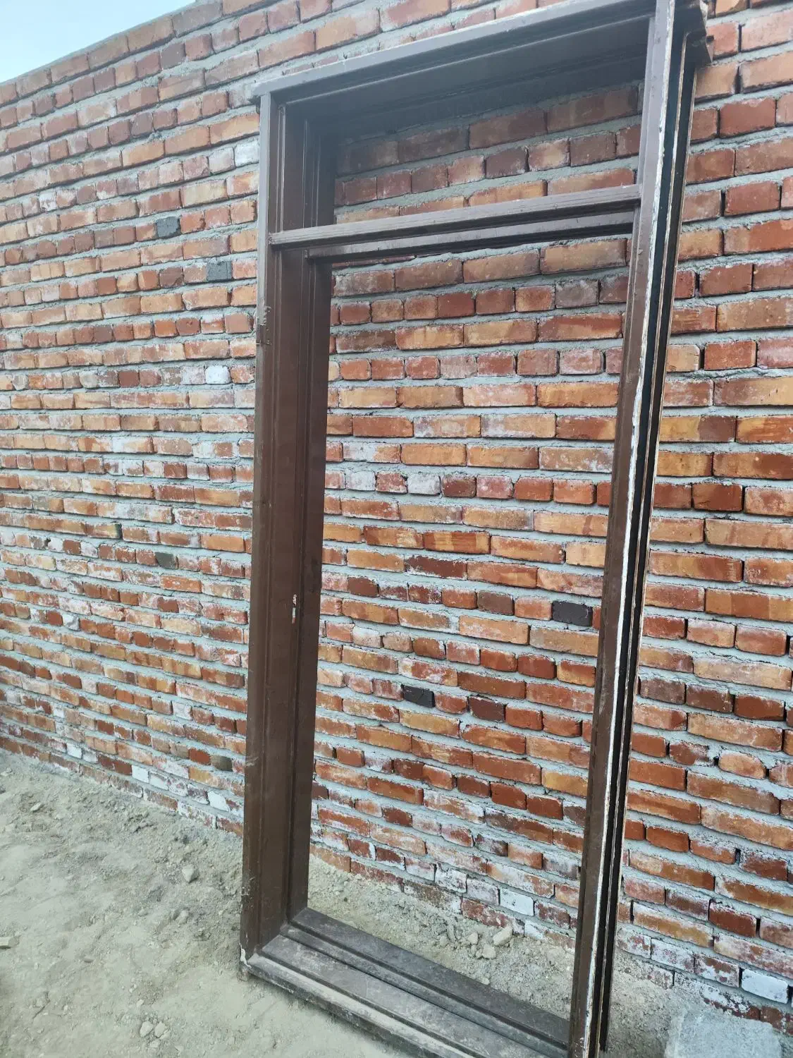 دو عدد درب چوبی اتاق با چارچوب فلزی|مصالح و تجهیزات ساختمان|ایلخچی, |دیوار