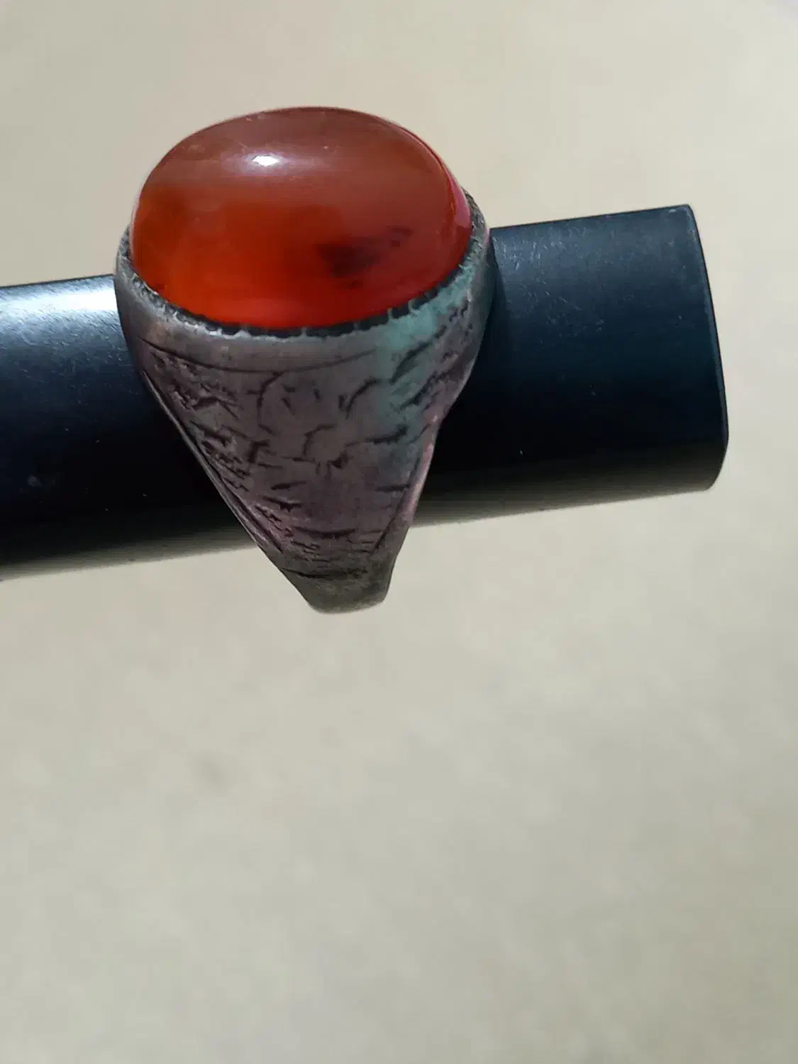 انگشتر عقیق کهنه یمن قاجاری|جواهرات|ایلام, |دیوار