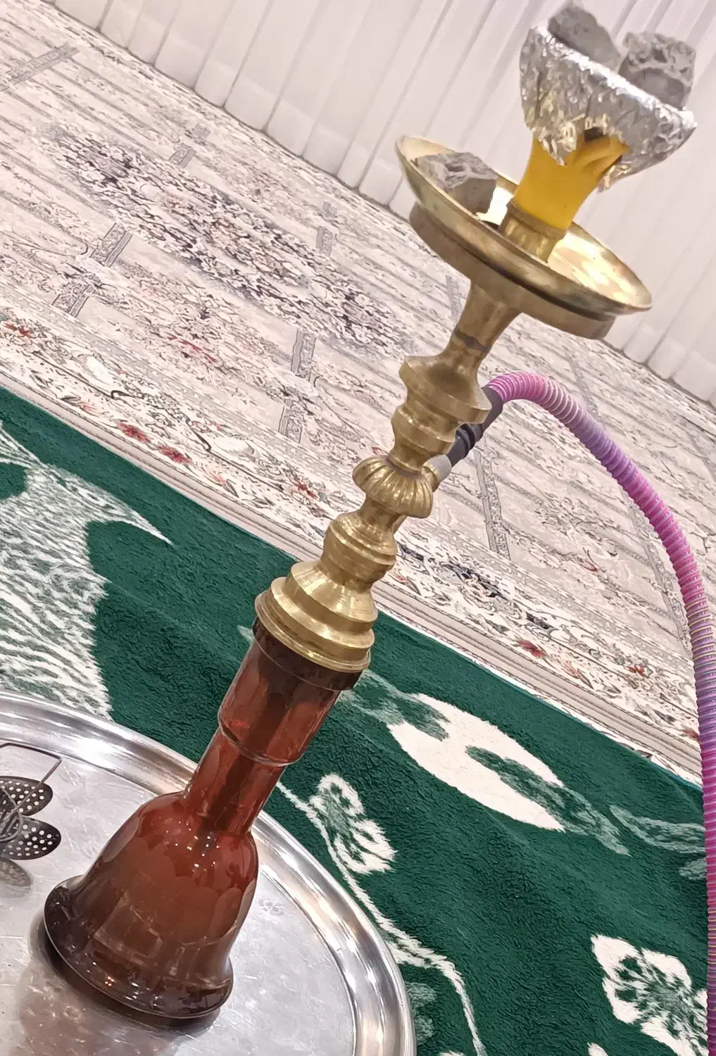 قلیان برنجی|کلکسیون و سرگرمی|تکاب, |دیوار