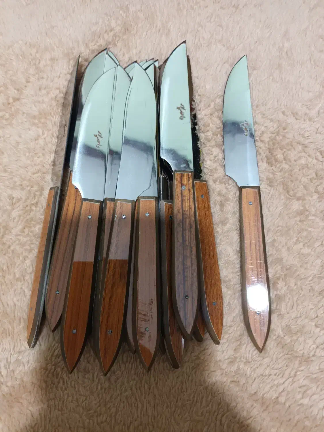 چاقوی استیل زنجان دست ساز در ساری با قیمت عالی|ظروف پختوپز|ساری, |دیوار