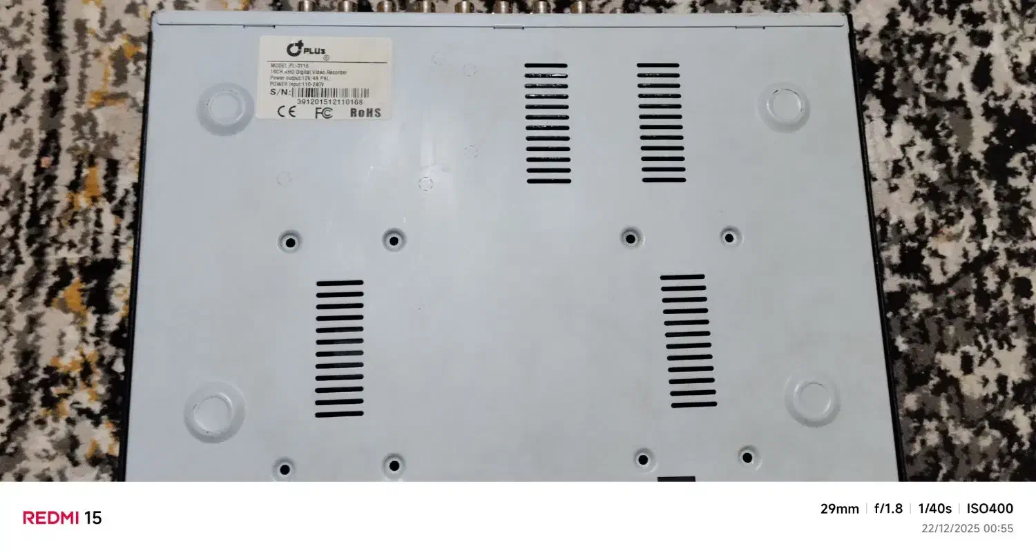 دی وی آر پلاس ۱۶کاناله۲مگ|دوربین مداربسته|کرج, شاهین‌ویلا|دیوار