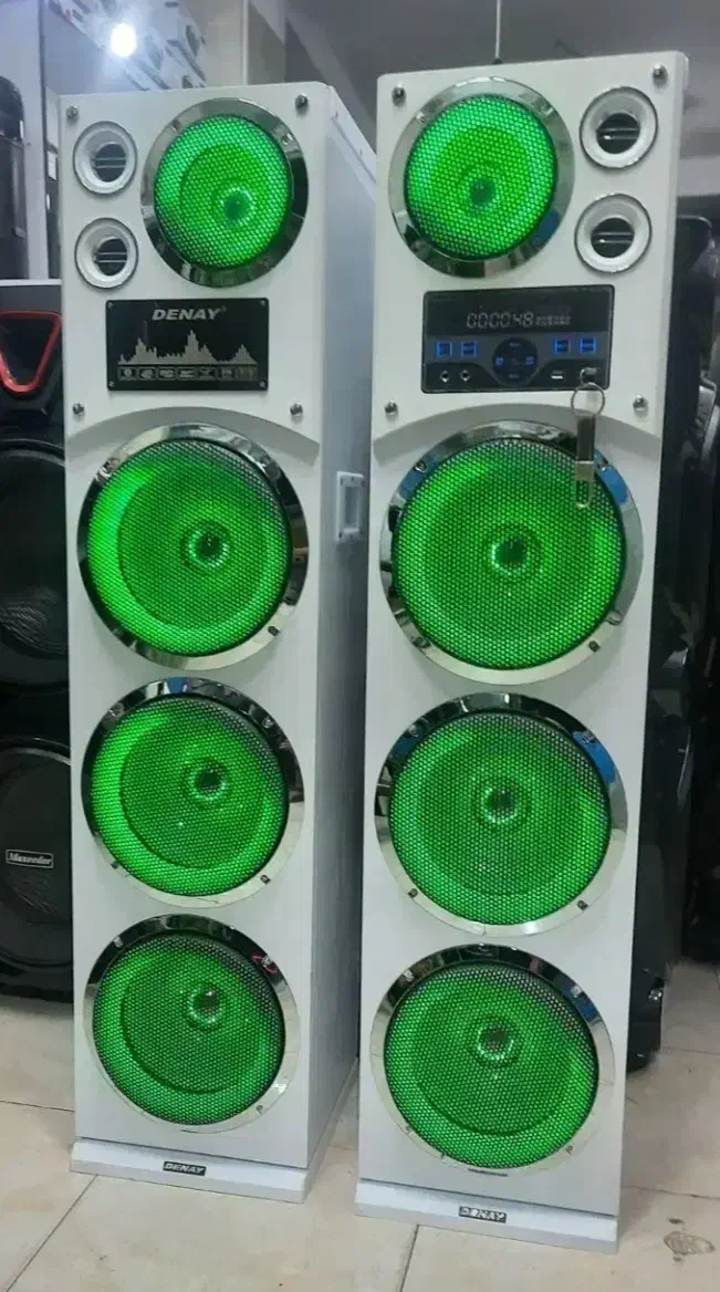 باند اسپیکر کلاسیک سفید برفی دنای اقساط بدون سود|سیستم صوتی خانگی|تهران, نارمک|دیوار