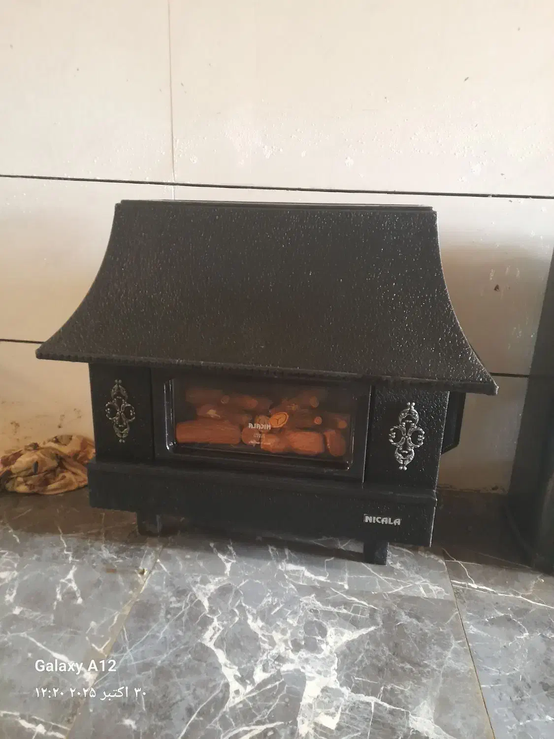 بخاری گازی سماور۱۰لیتری تابلو|بخاری، هیتر، شومینه|تاکستان, |دیوار