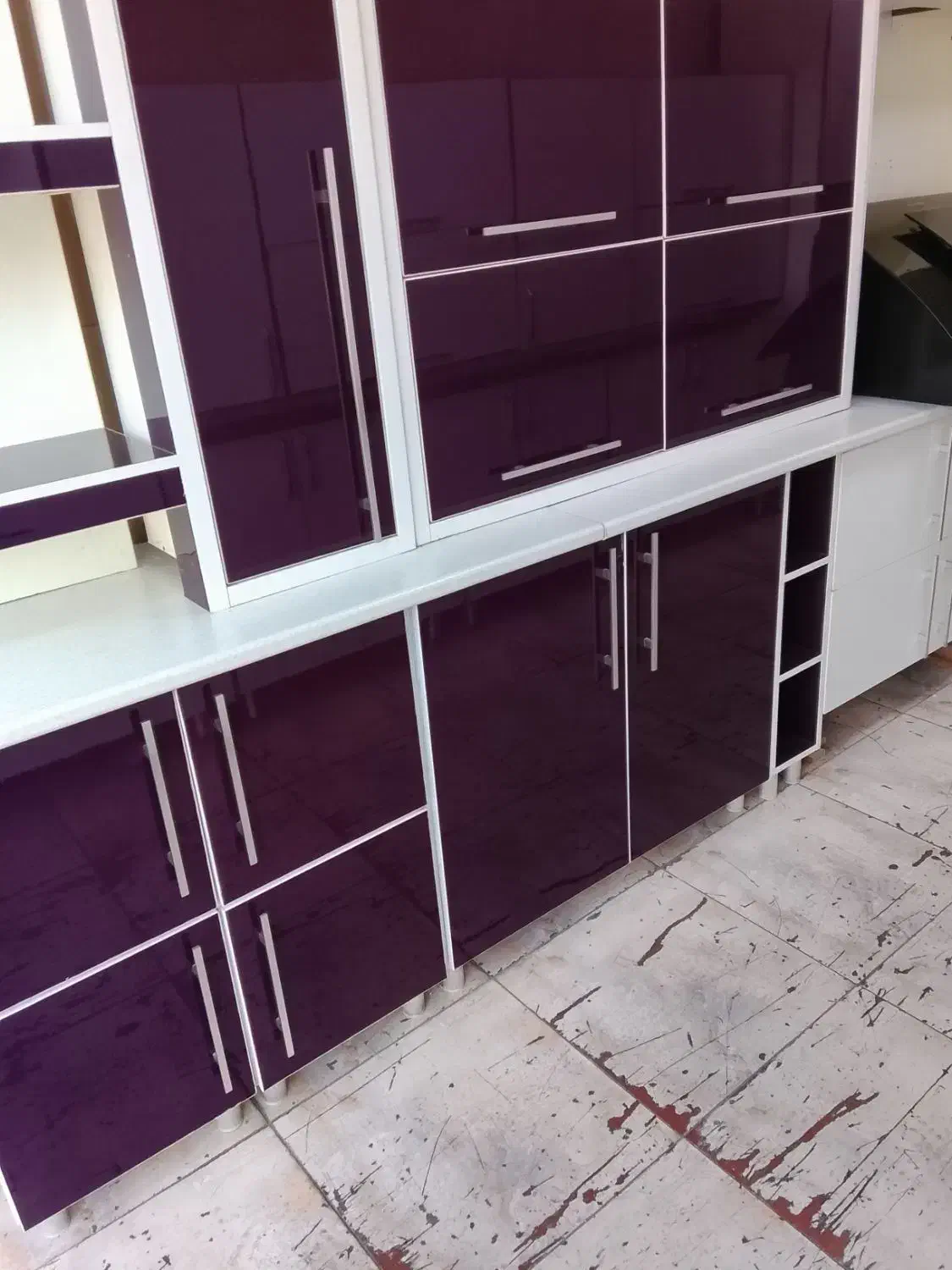 کابینت هایگلاس دورنگ شش متری درحد|مصالح و تجهیزات ساختمان|سیرجان, |دیوار