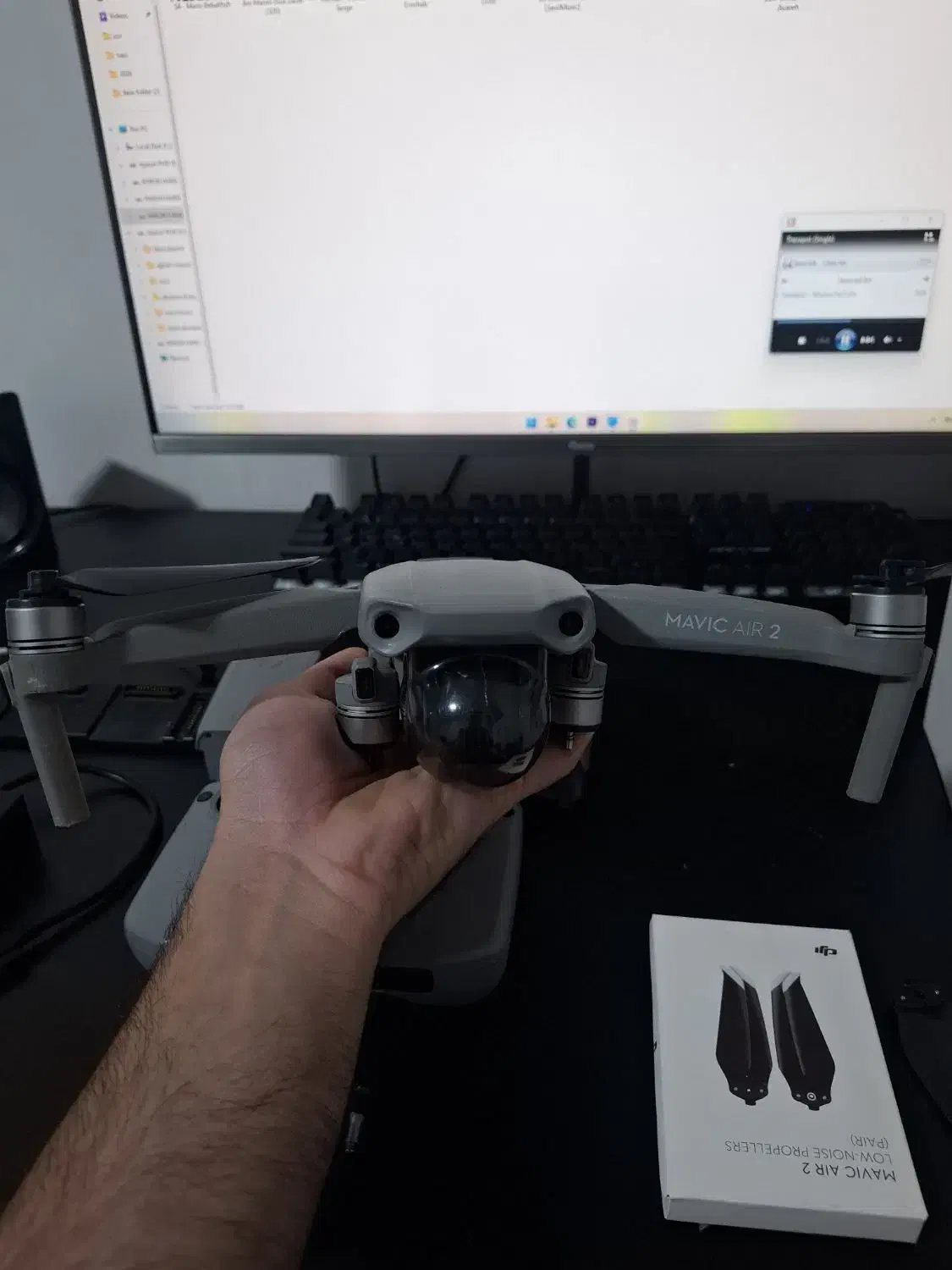 هلی شات mavic air 2|دوربین عکاسی و فیلمبرداری|شیراز, شهرک پرواز|دیوار