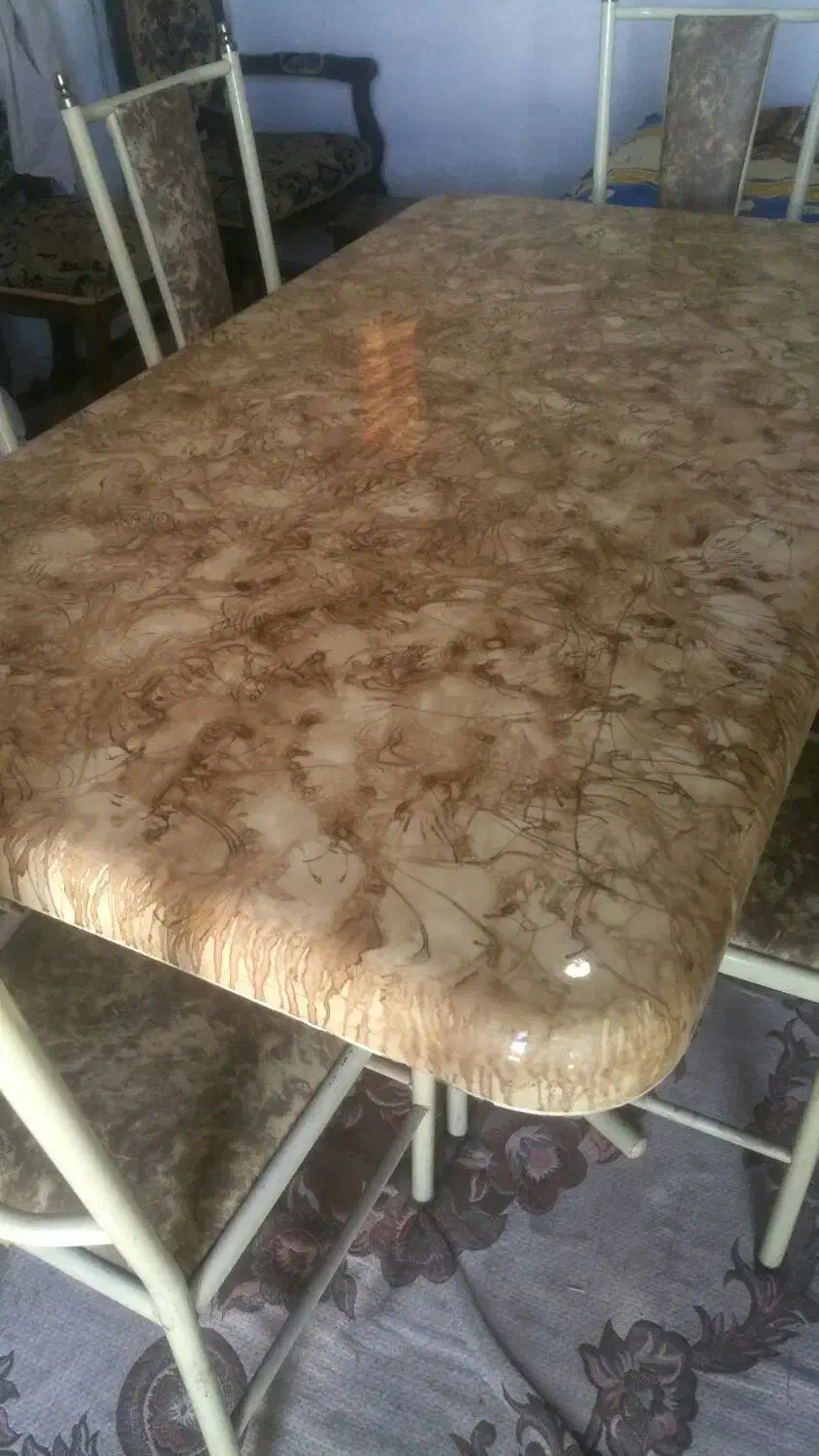 میز نهارخوری ۶ نفره با طرح ابر و باد زیبا|میز و صندلی غذاخوری|شهریار, شهریار|دیوار