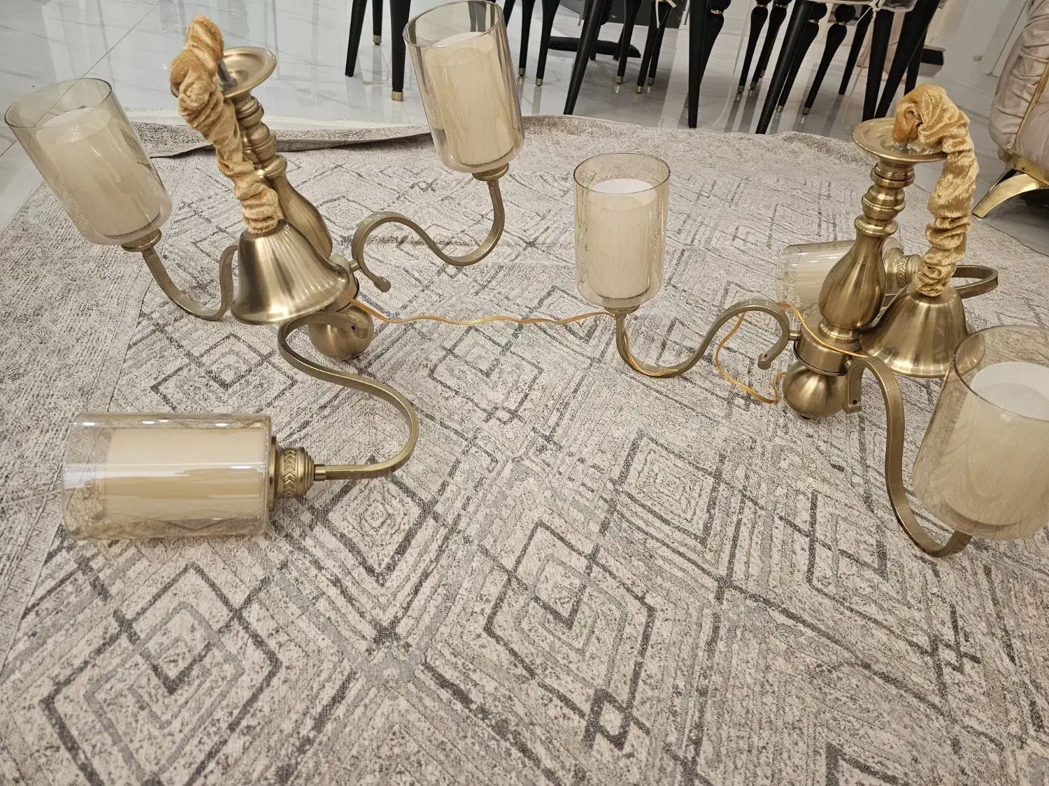 لوستر خارجی|لوستر و چراغ آویز|اهواز, کوروش|دیوار