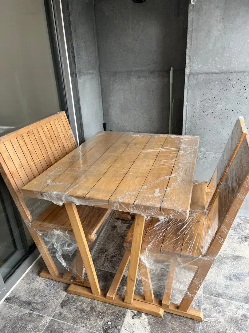 میز و صندلی چوب راش|میز و صندلی غذاخوری|رویان, |دیوار