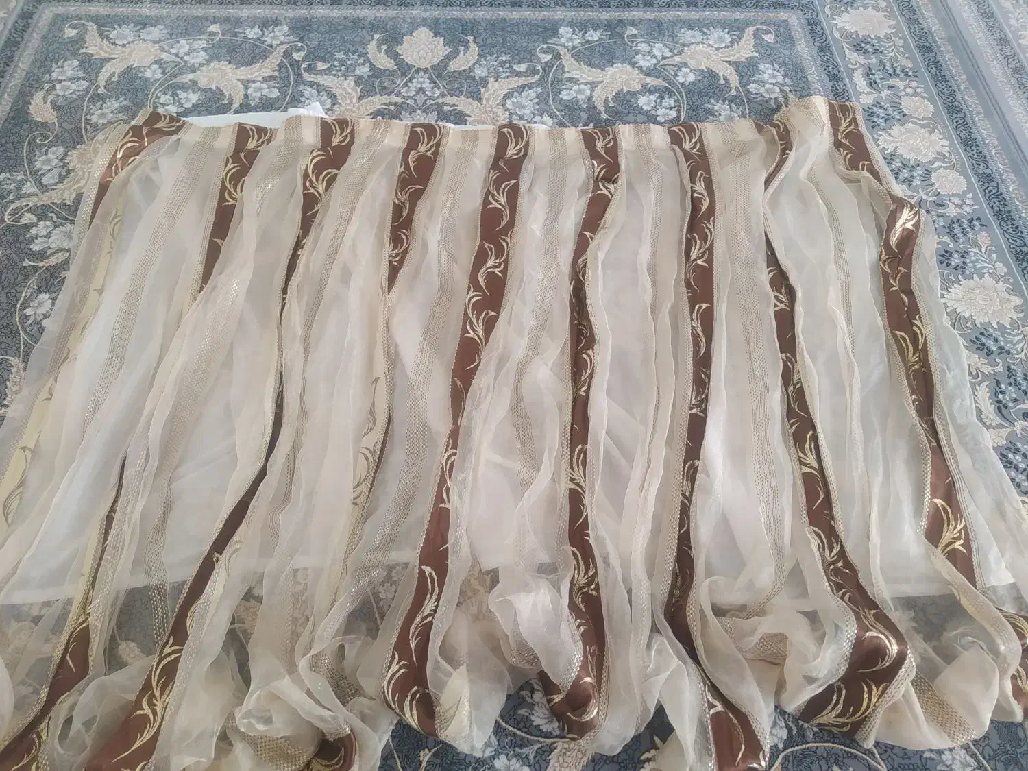 پرده همراه با آستر|پرده، رانر، رومیزی|ایلام, |دیوار