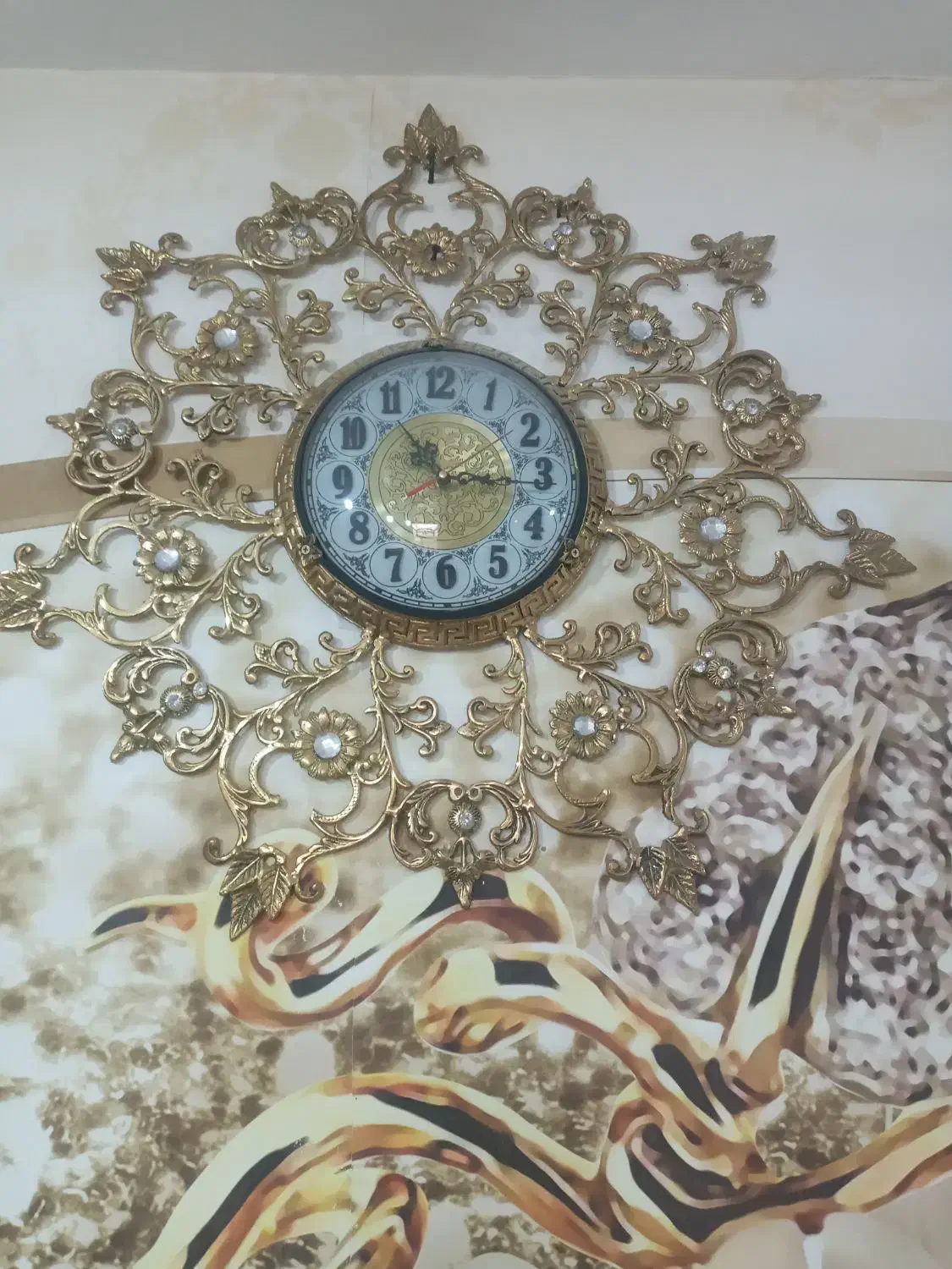 ساعت برنز|ساعت دیواری و تزئینی|خرمآباد, |دیوار