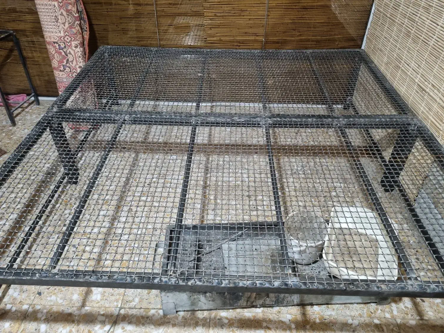 تخت آهنی با پروفیل محکم و زیبا|تخت و سرویس خواب|اصفهان, تخت فولاد|دیوار