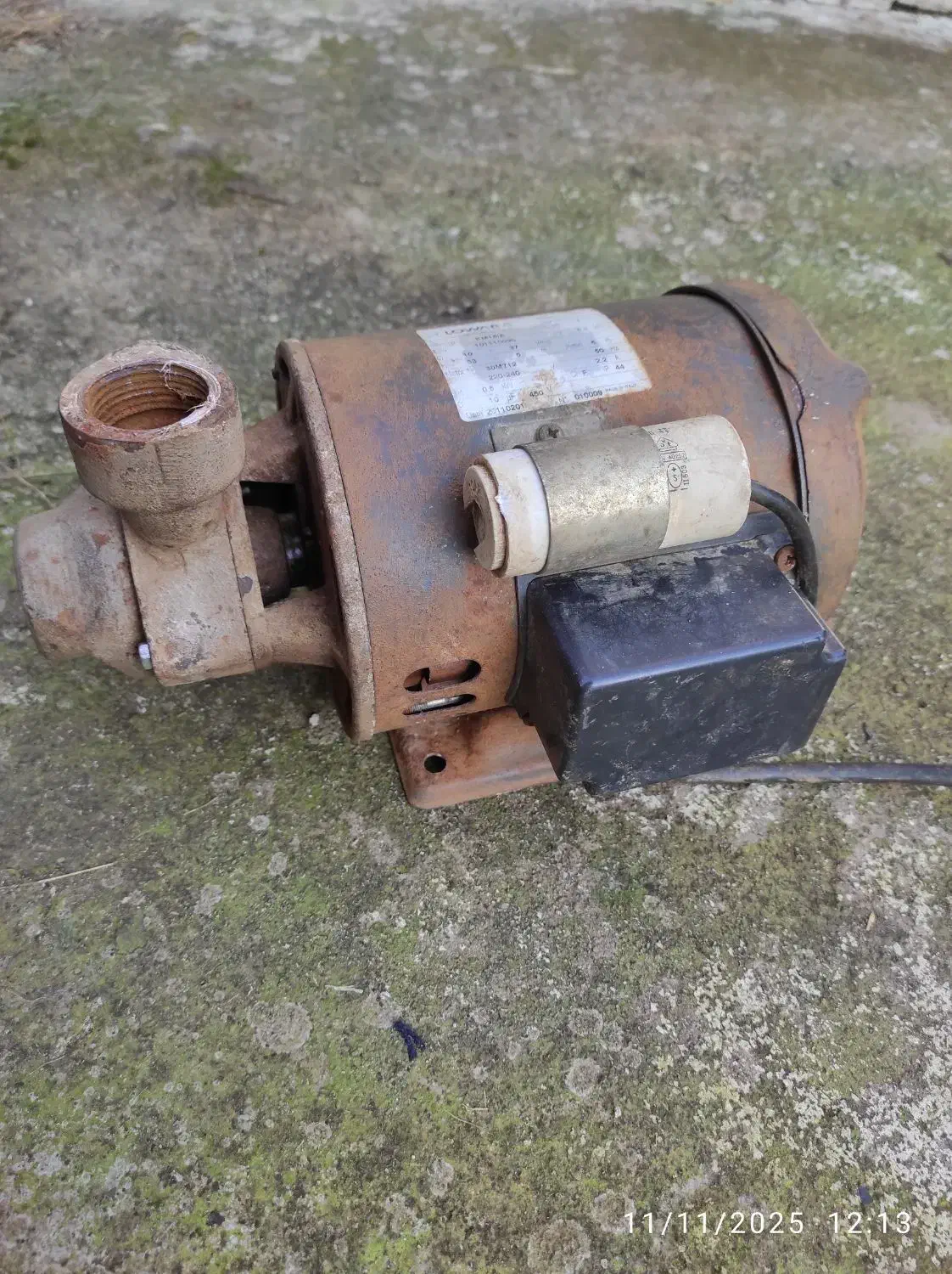 پمپ اب نیم اسب|مصالح و تجهیزات ساختمان|لاهیجان, آهندان|دیوار