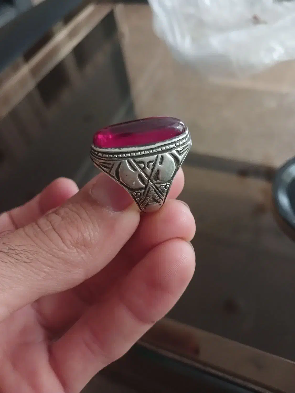 انگشتر نقره قدیمی|جواهرات|تهران, اختیاریه|دیوار