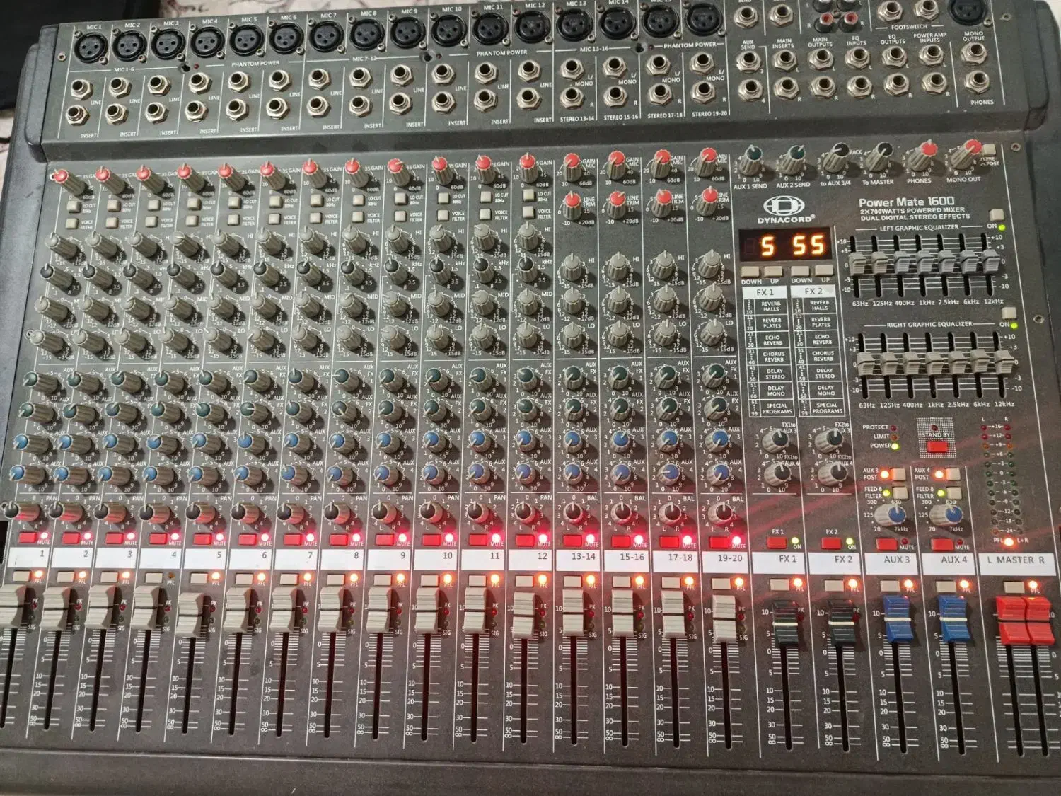 پاور میکسر دایناکورد ۱۶۰۰|سیستم صوتی خانگی|بوئین زهرا, |دیوار