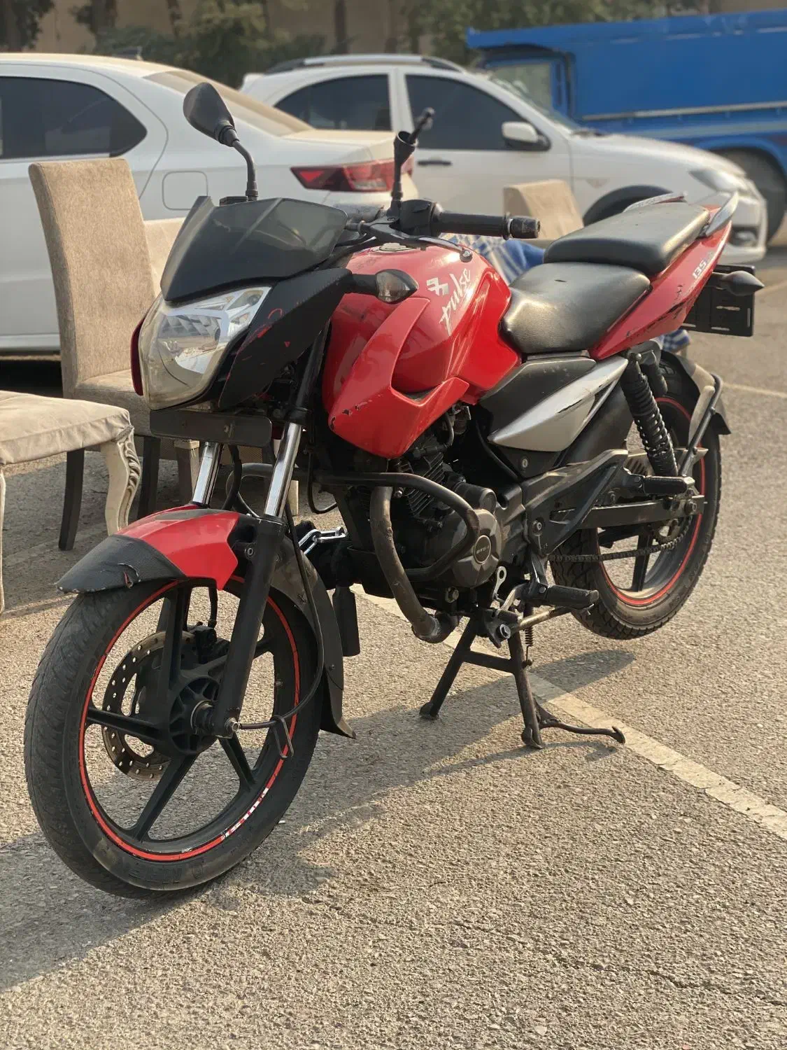 موتور پالس(بچه ns)معاوضه با موتور بدون کلاچ|موتورسیکلت|تهران, دهقان|دیوار