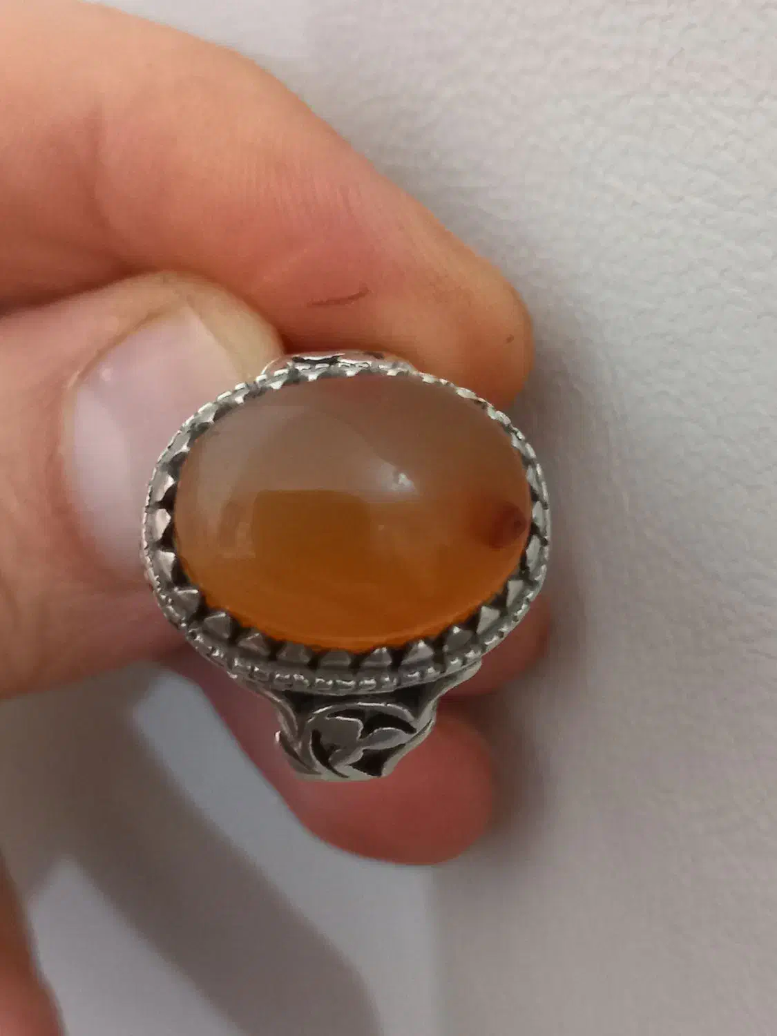 انگشتر نقره عقیق کهنه|جواهرات|اسلام‌‌آباد غرب, |دیوار