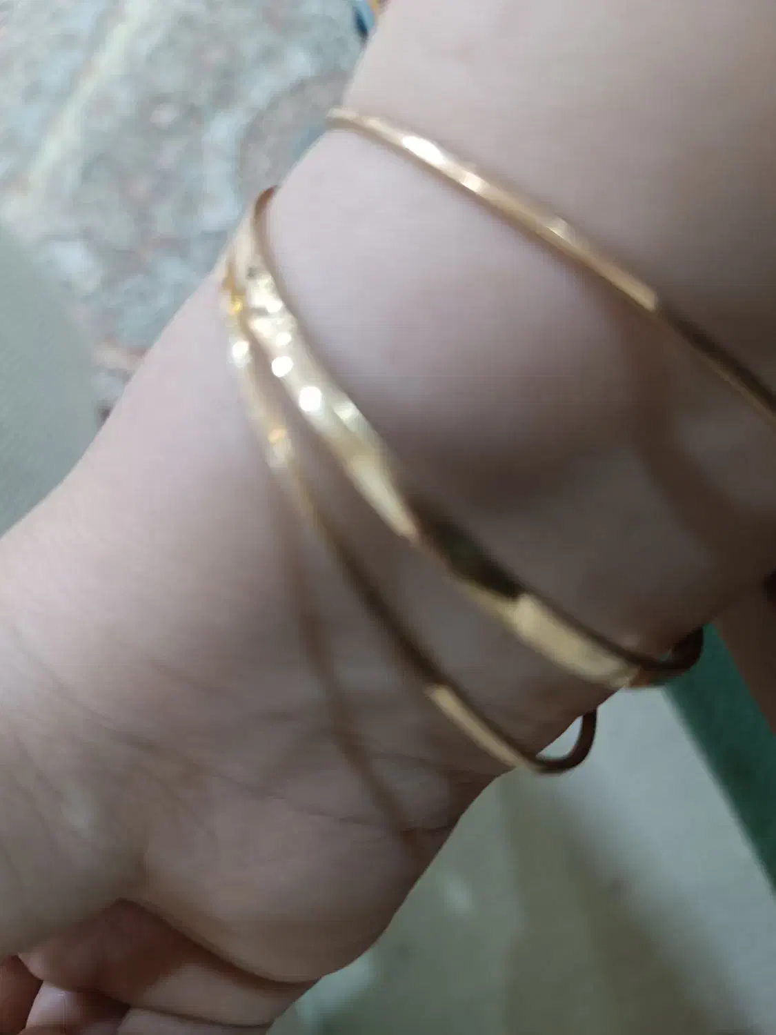 النگو سایز سه نزدیک به چهار گرمه وسطی فقط|جواهرات|کوهدشت, |دیوار