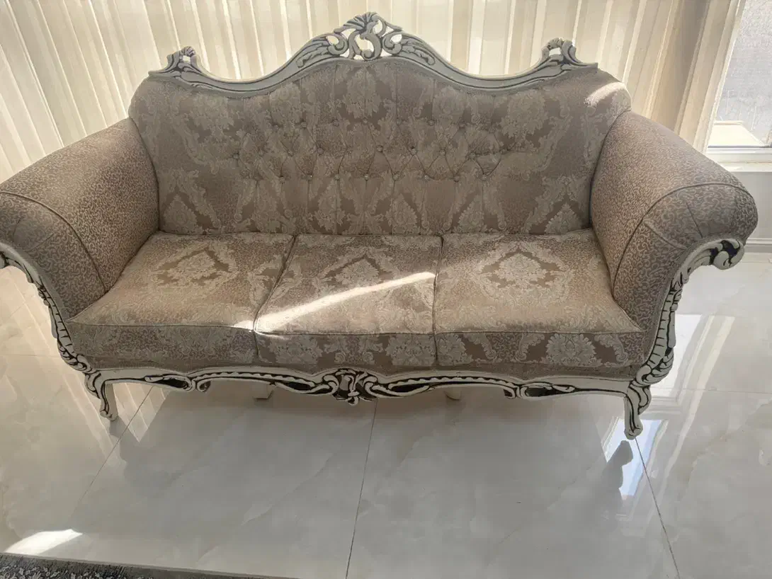 مبل نیمه استیل در حد نو|مبلمان خانگی و میز عسلی|فیروزکوه, |دیوار