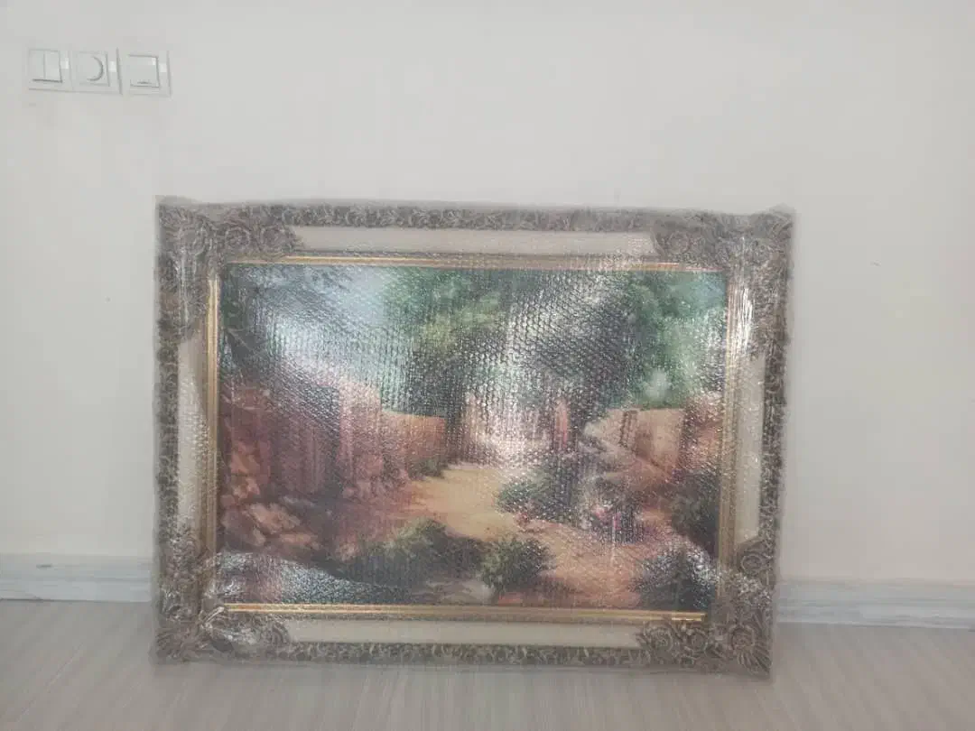 تابلو فرش ماشینی 70*100 آکبند و نو|تابلو فرش|بندر ماهشهر, |دیوار