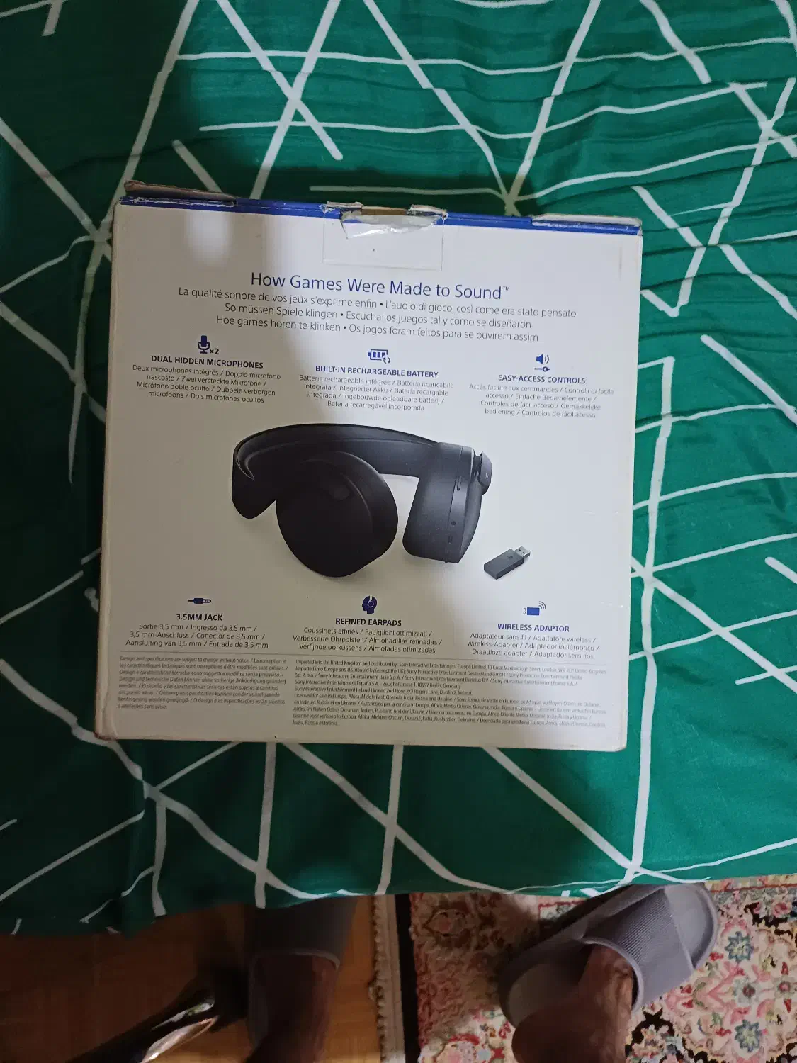 هدست بی‌سیم Sony Pulse 3D در حد نو|کنسول، بازی ویدئویی و آنلاین|رشت, پل تالشان|دیوار