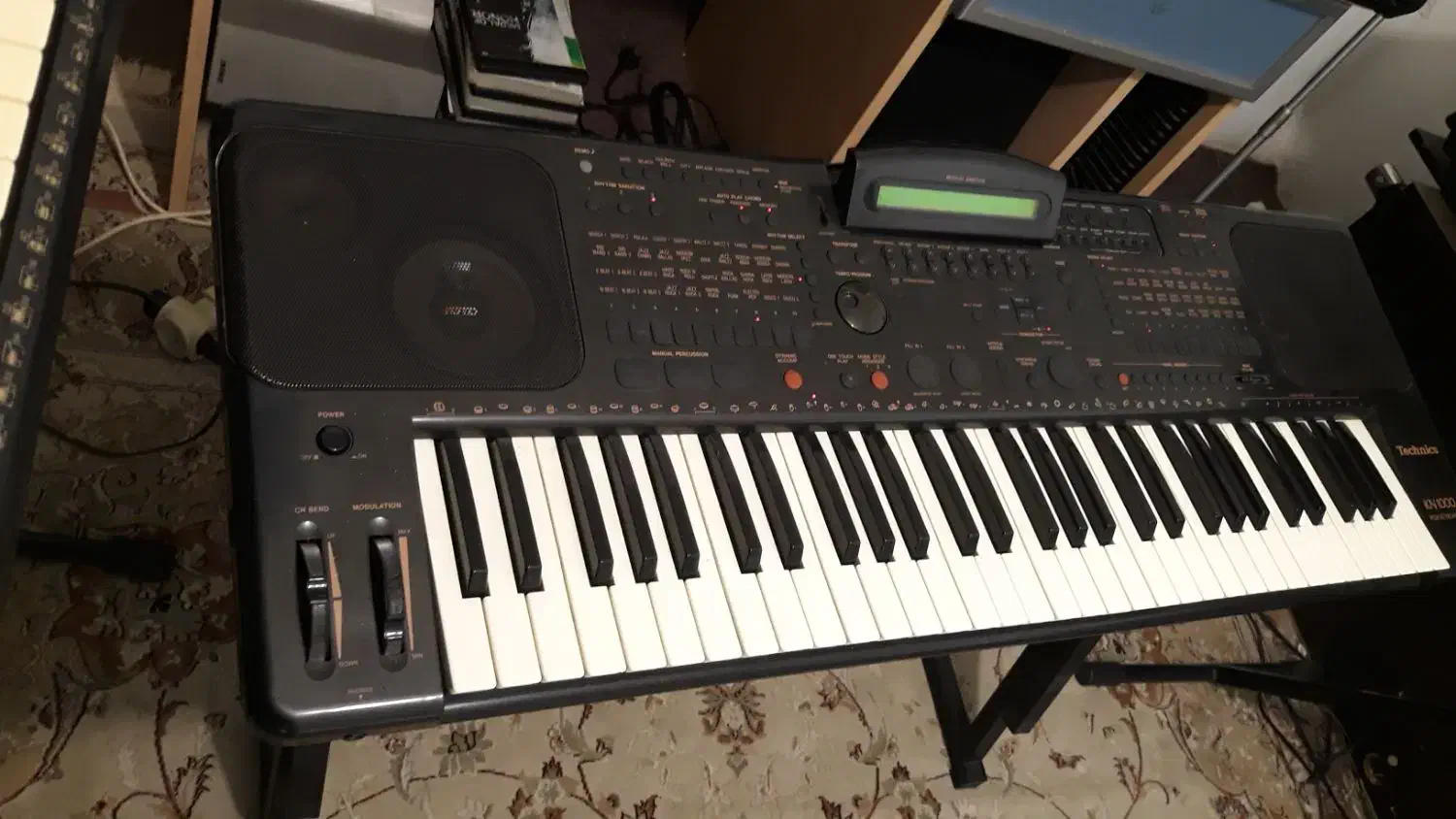 ارگ تکنیکس kn1000|پیانو، کیبورد، آکاردئون|لاهیجان, بازکیاگوراب|دیوار