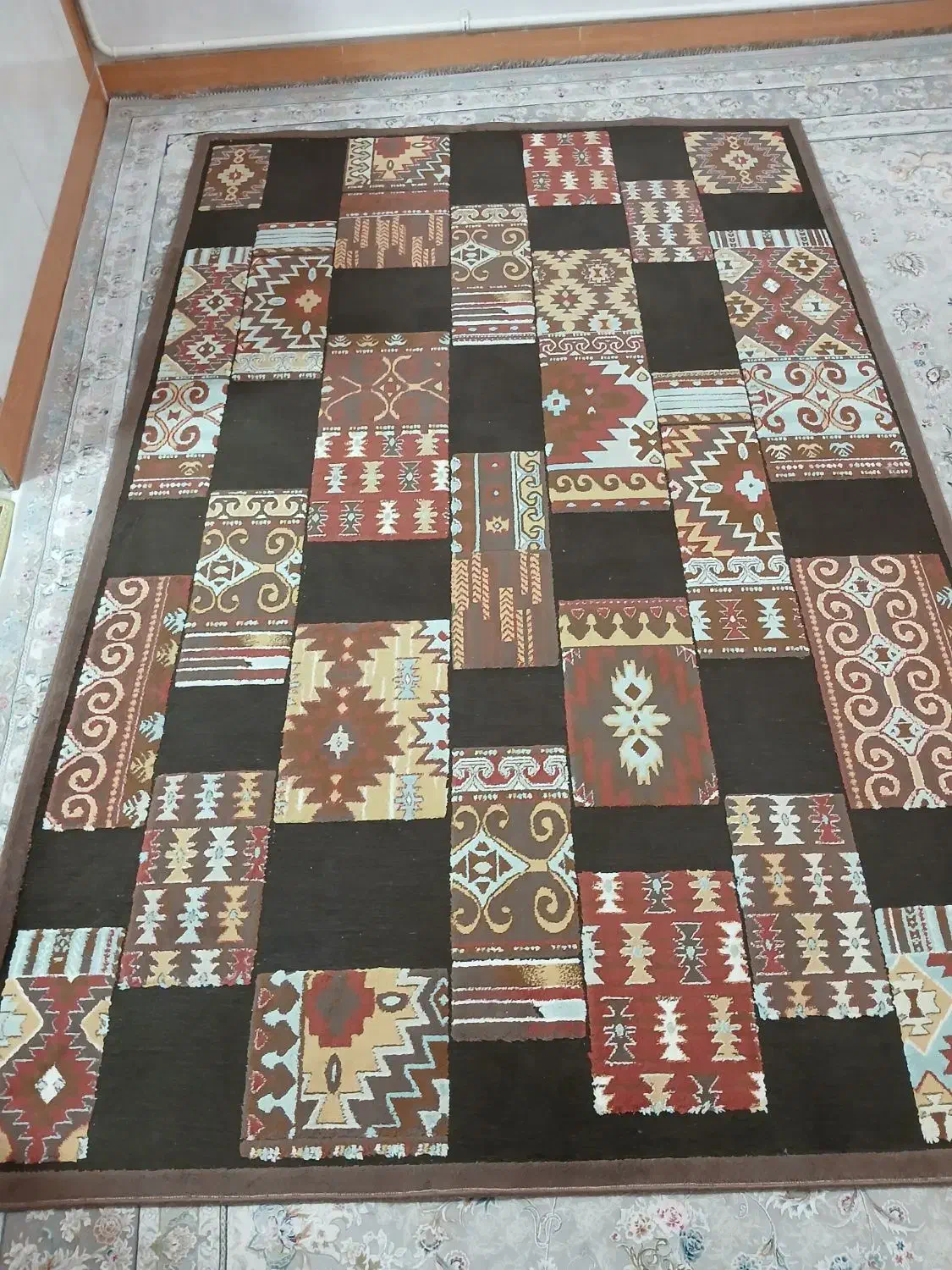 فرش آشپزخانه طرح گلیم فرش|فرش|فردیس, شهرک شهید حسینی|دیوار