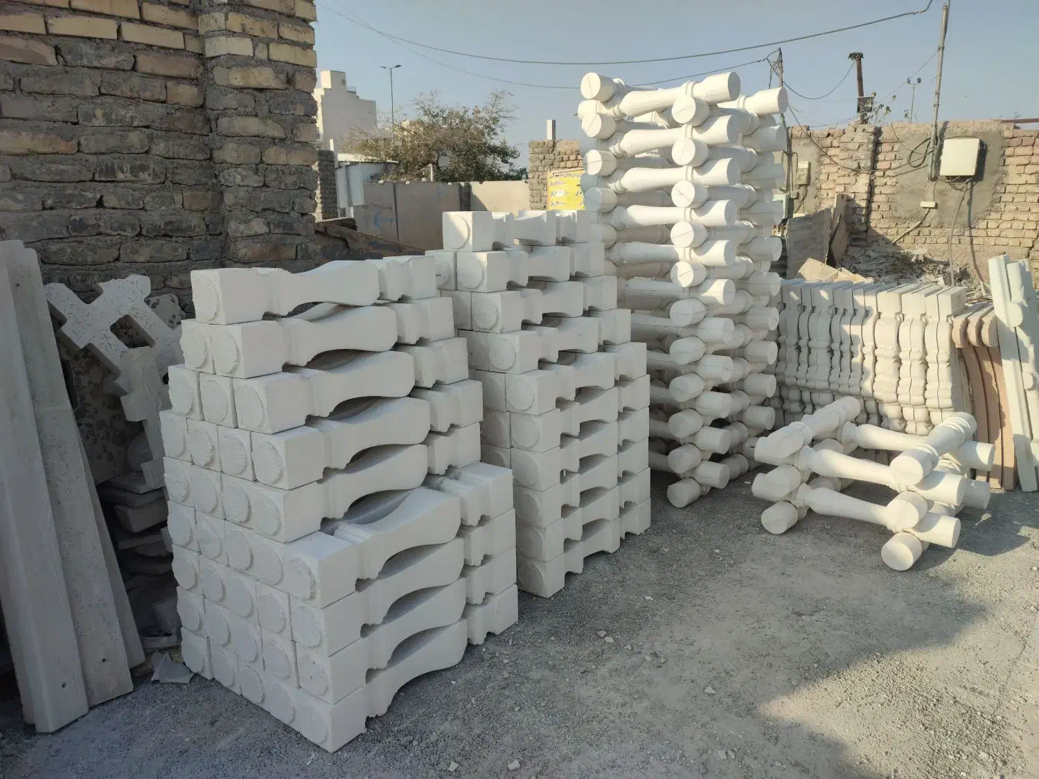 نرده سنگی/ستون سنگی/نرده صراحی فقط ۸۰ تومان|مصالح و تجهیزات ساختمان|مشهد, امیریه|دیوار